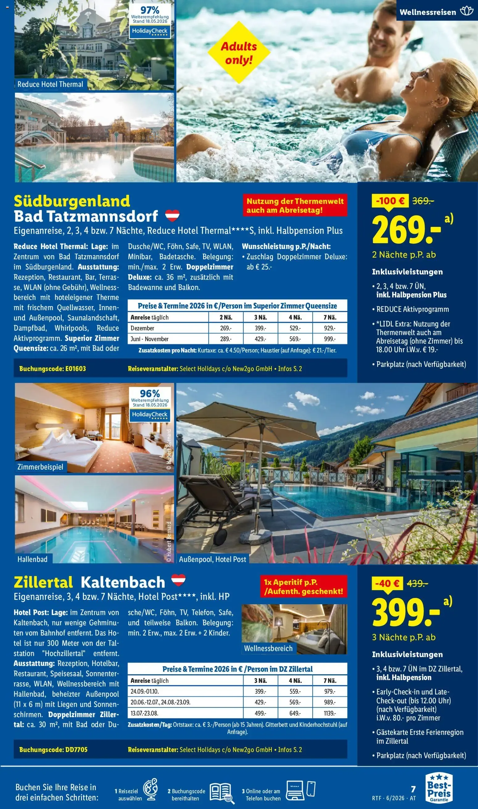 Lidl Reisen - Traumurlaub von 13. Juni bis 15. Juli 2026 - Flugblätt seite  7