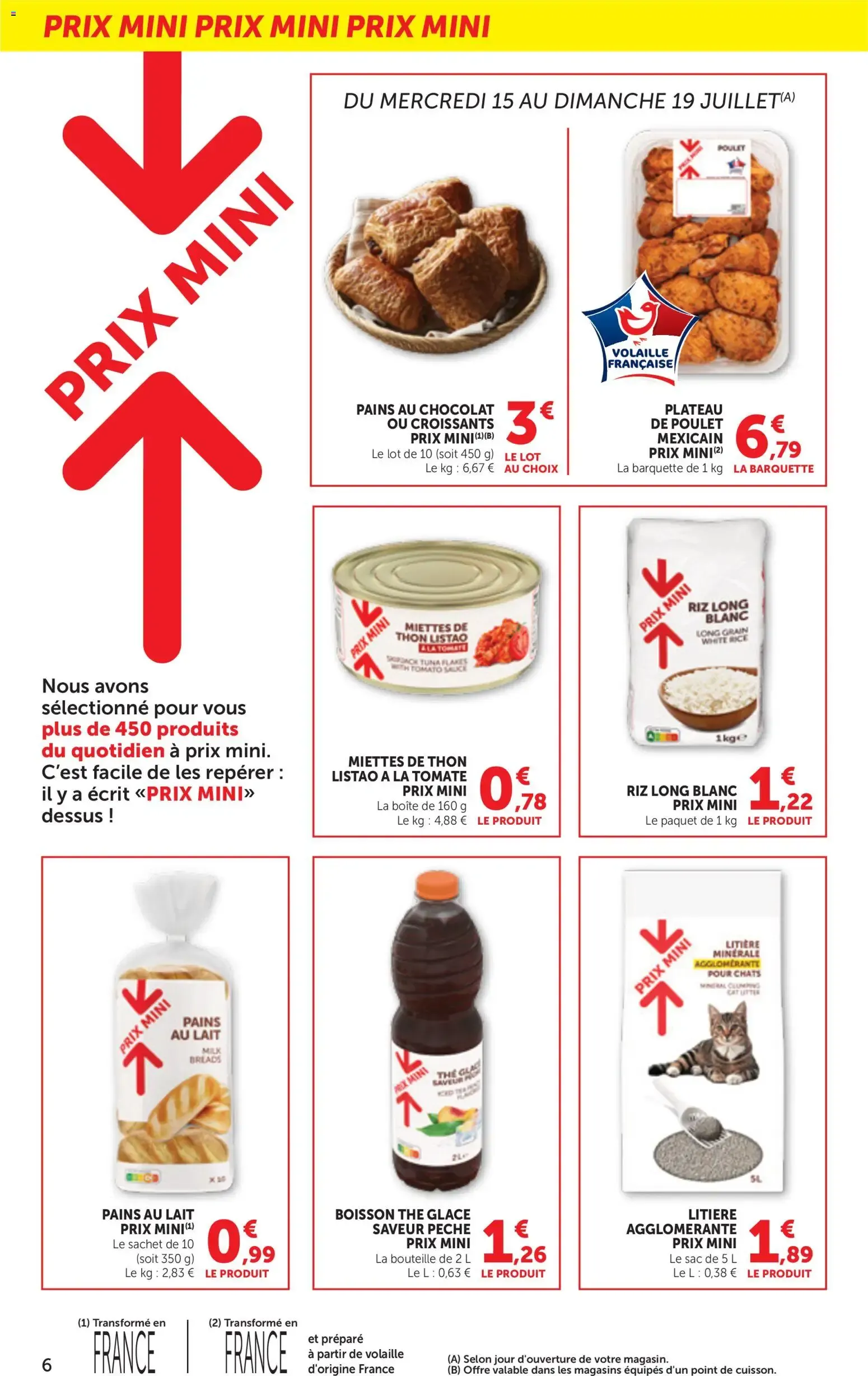 bi1 Catalogue supermarché à partir du 15/07/2026 - promo en ligne du 15 juillet au 26 juillet 2026 - Catalogue page 6