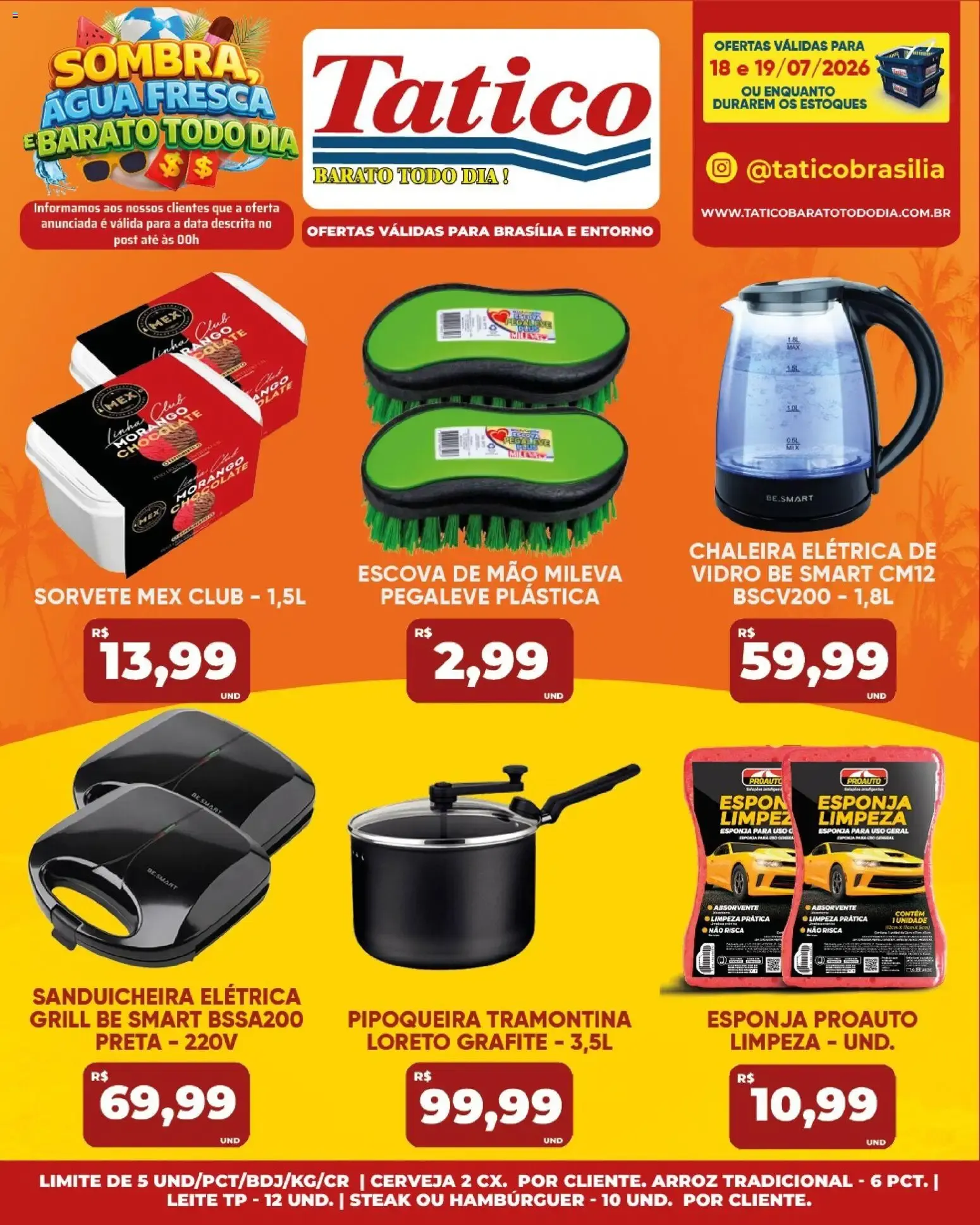 Encarte de Tatico ofertas Fim de Semana de 18/07/2026 | Promoções Online 18 de julho até 19 de julho 2026 - Pagina 21