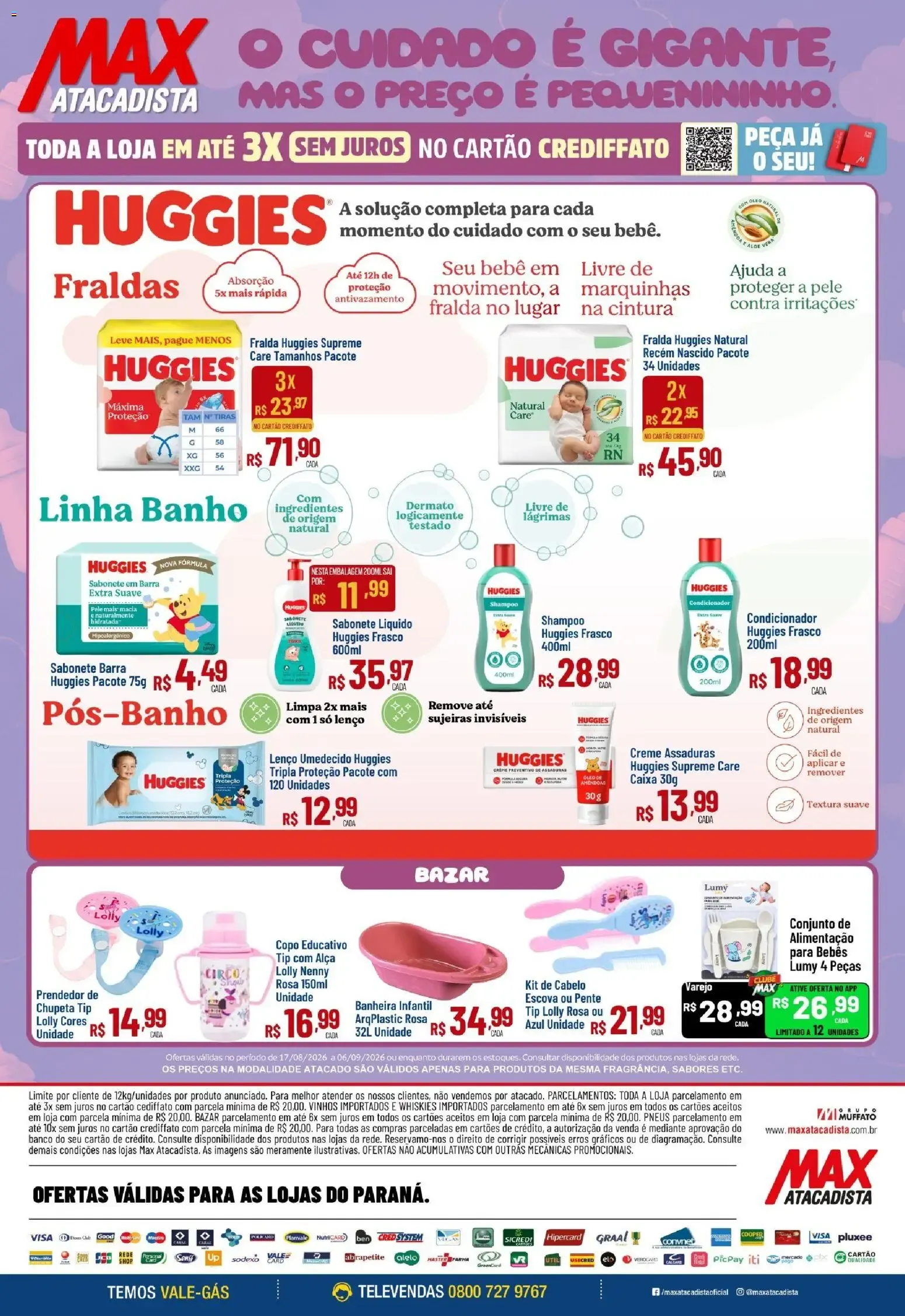 Encarte de Max Atacadista ofertas Bebe de 17/08/2026 | Promoções Online 17 de agosto até 6 de setembro 2026 - Pagina 4