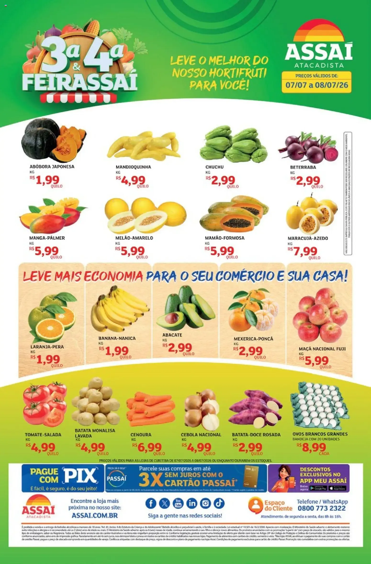 Assaí Atacadista ofertas - PR de 07/07/2026 | Promoções Online