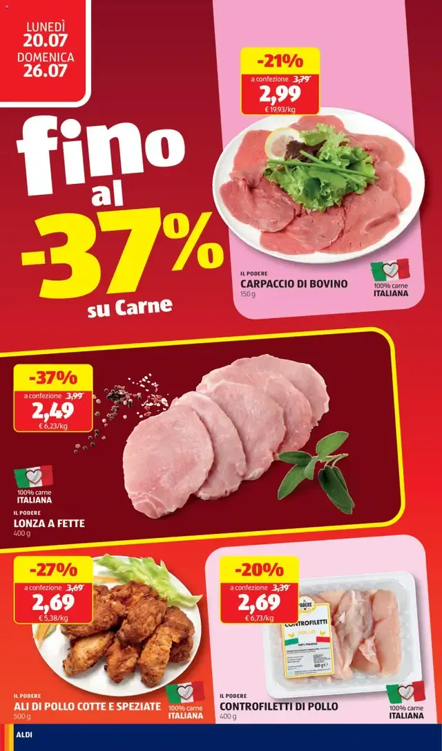 ALDI Volantino: Prezzi Bassi Ogni Giorno da 20 luglio a 26 luglio di 2026 - Pagina del volantino 10
