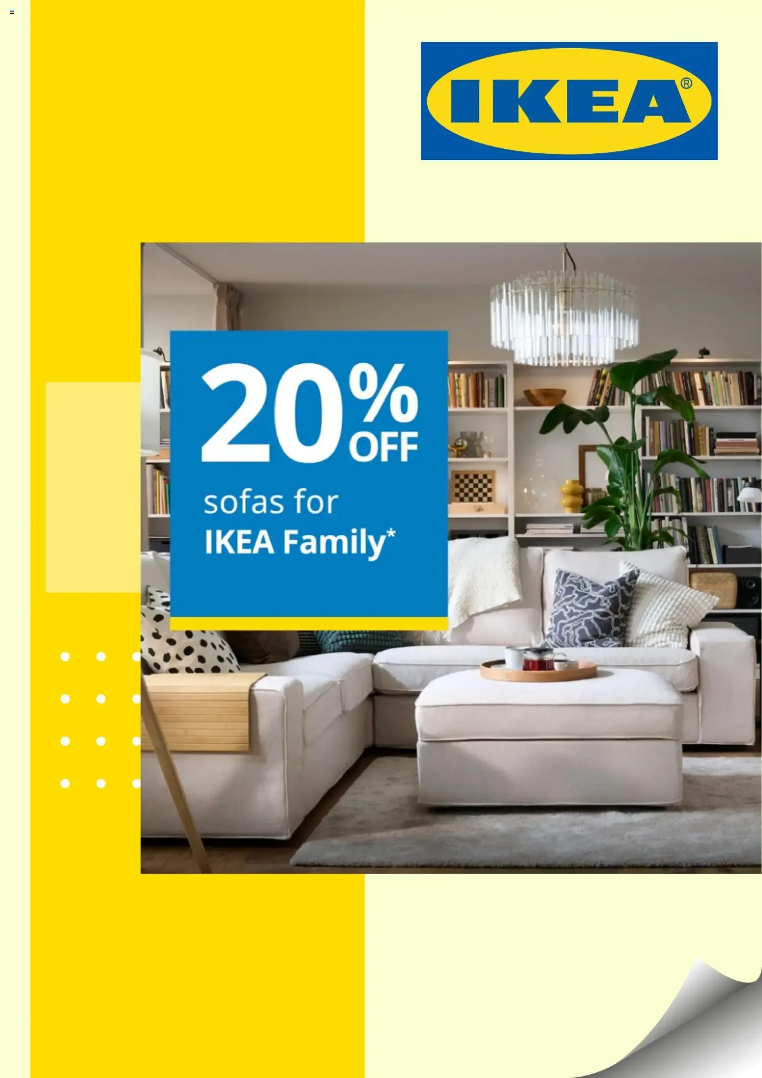 IKEA: 20% OFF sofas for IKEA Family - Catalogue valid from 14 August to 20 August 2026 - page 1