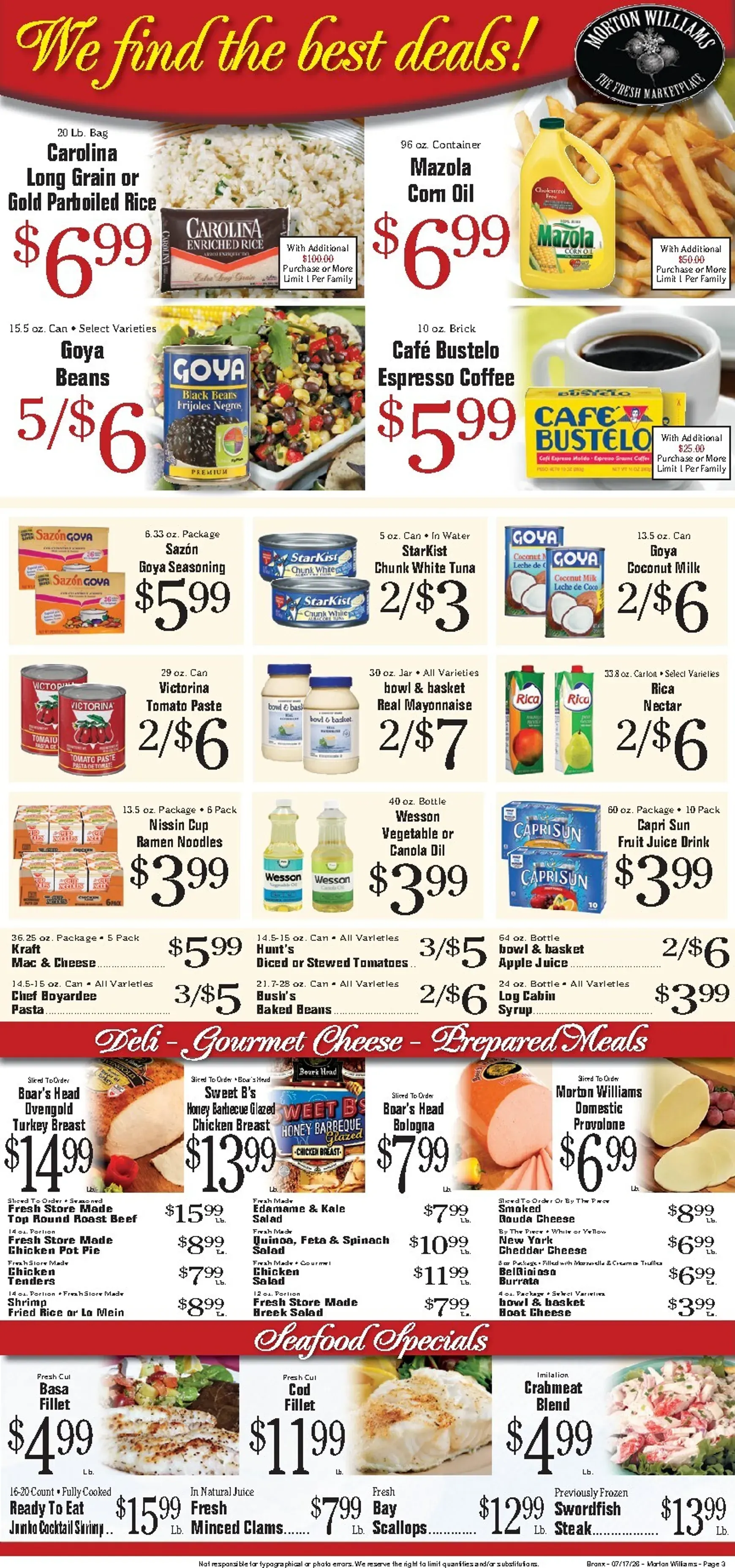 Weekly ad Morton Williams - The Fresh Marketplace - Weekly Ad from July 17 to July 23 2026 - Page 3