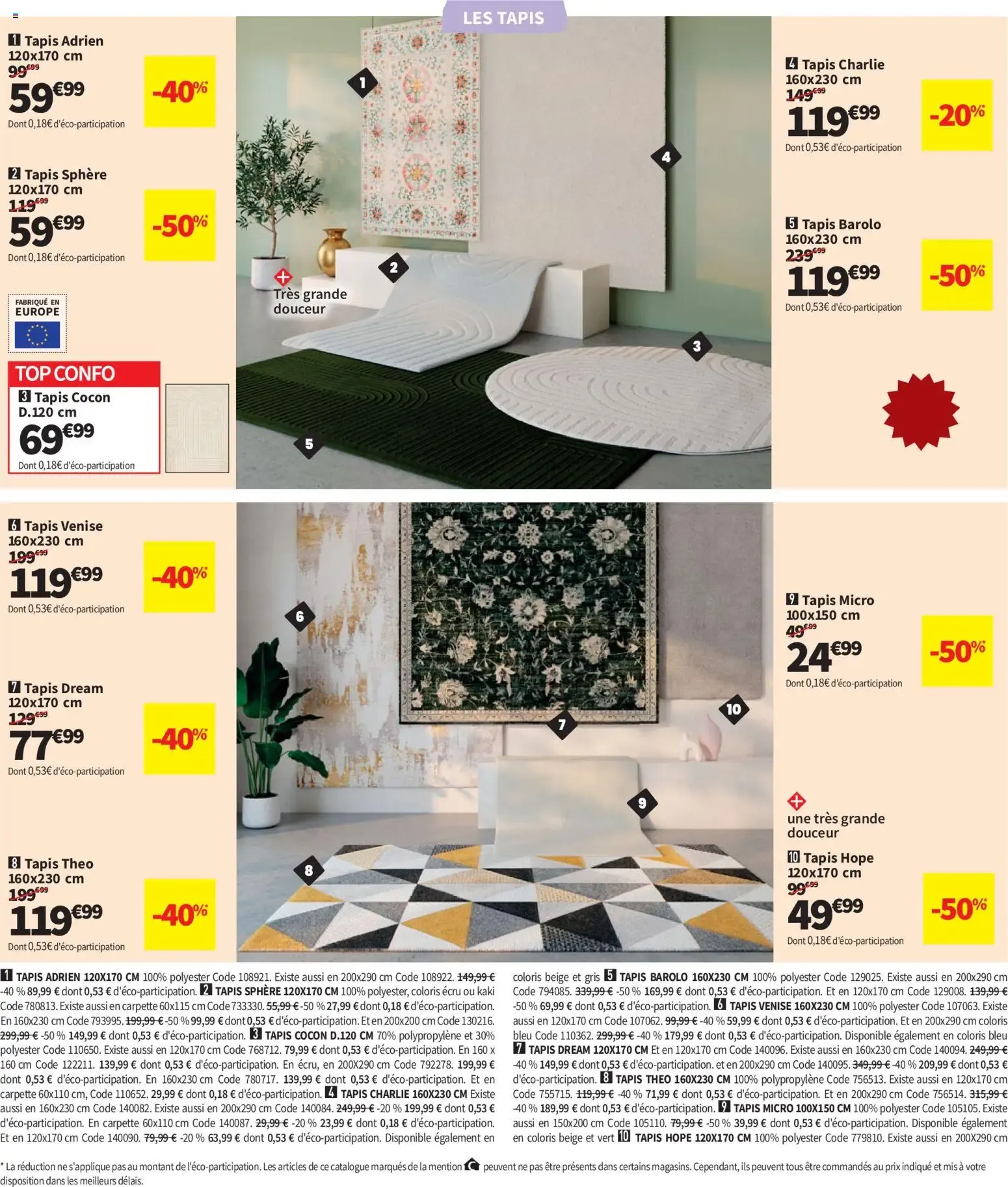 PROMORAMA TENDANCE, DU SALON À LA CUISINE du 29 septembre au 26 octobre 2026 - Catalogue page 16