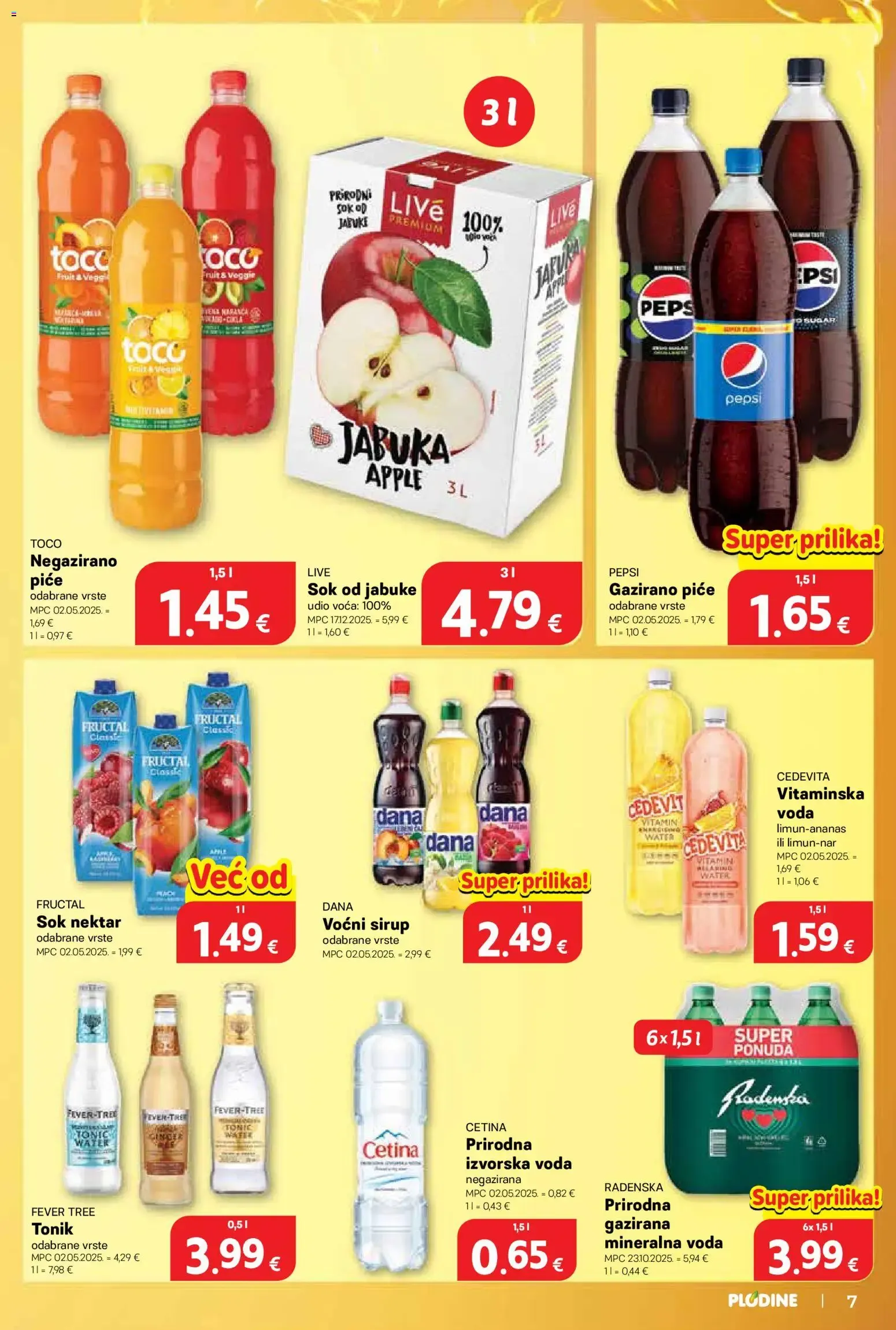 Katalog Plodine - Uvijek od akcije od 15. srpnja do 21. srpnja 2026. - Pregled Stranica 7