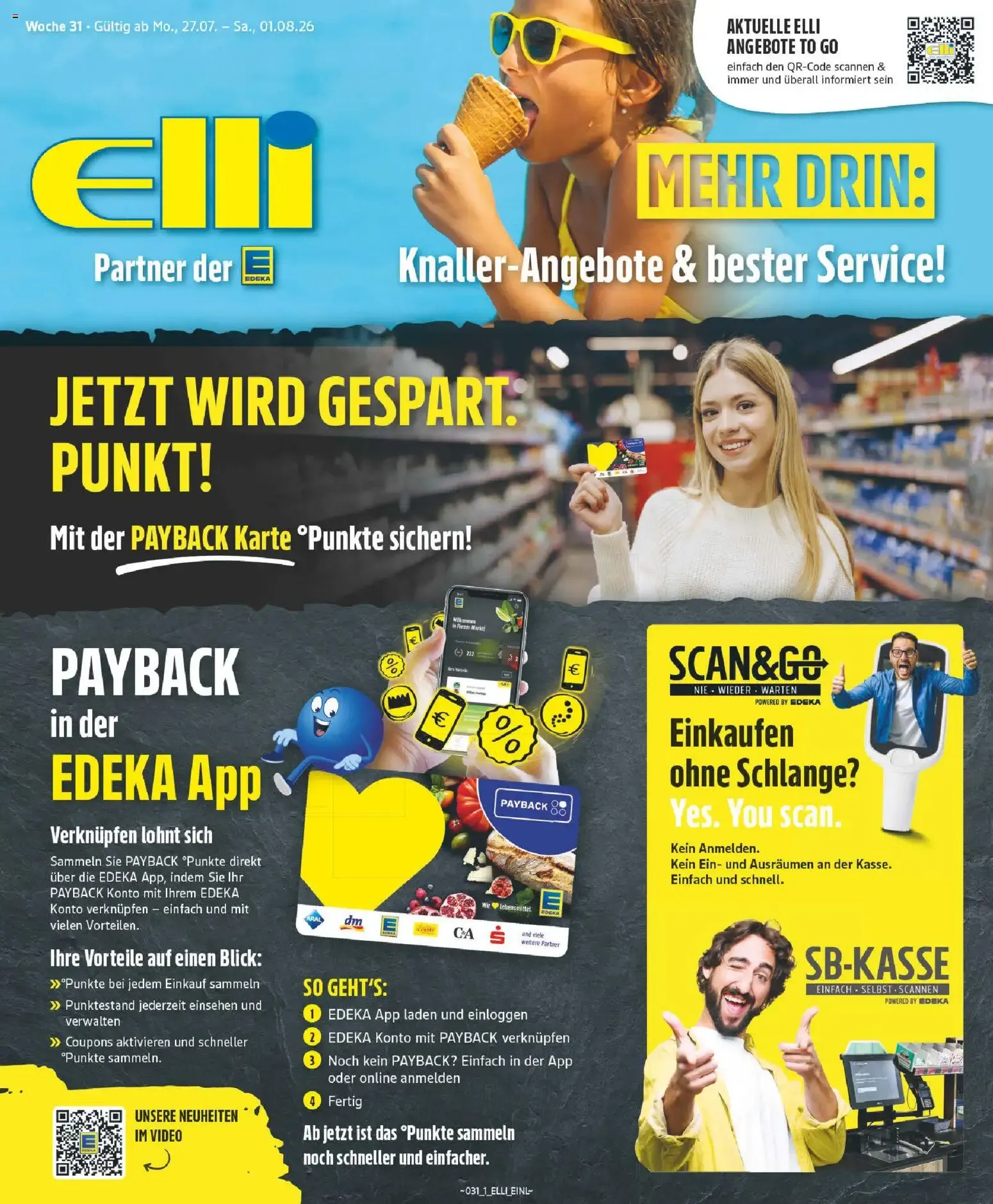 Elli Markt Prospekt vom 27.07.2026 – Angebote online von 27. Juli bis 1. August 2026 - Prospekt seite 1
