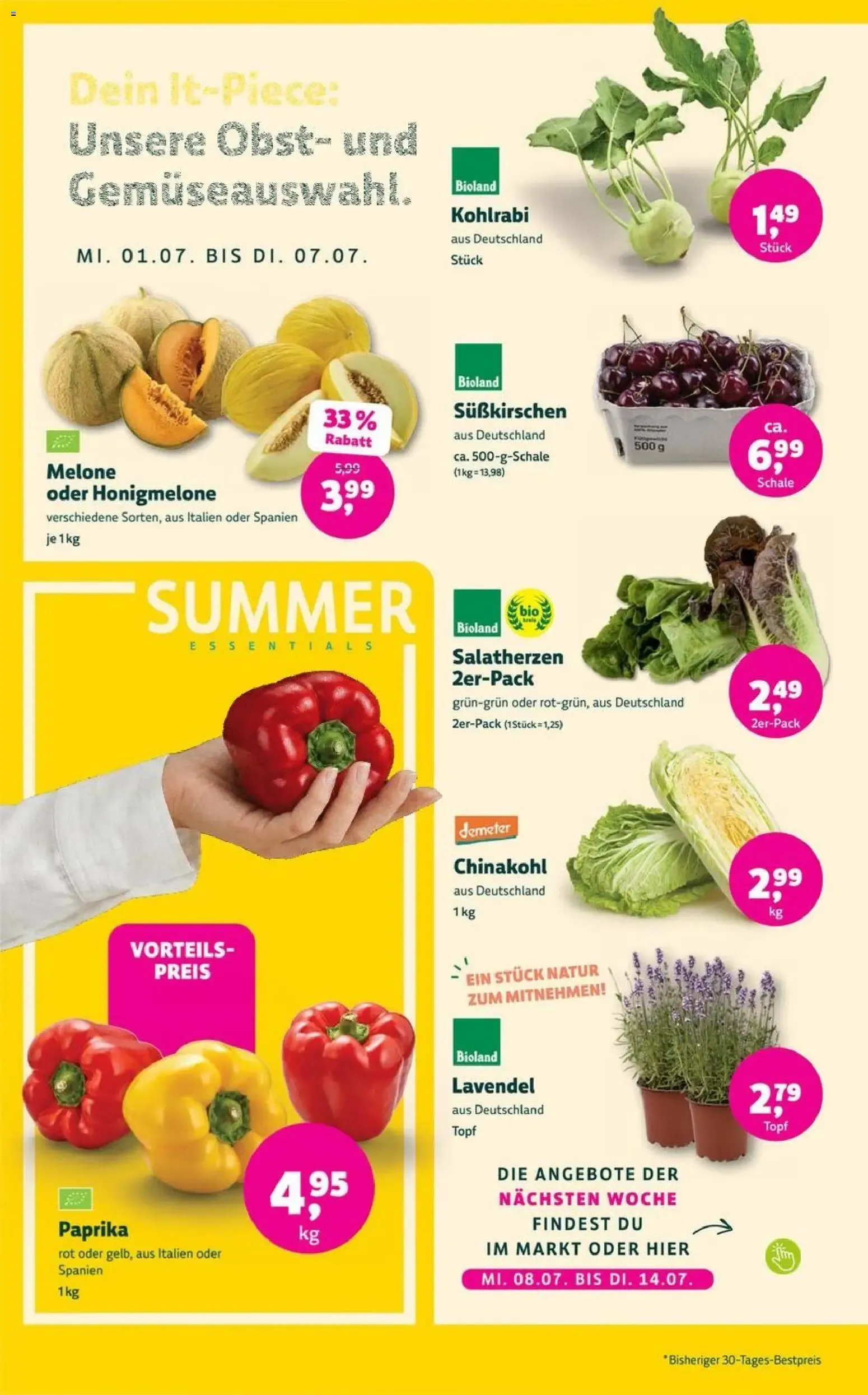 BioMarkt Prospekt (ab 01.07.2026) zum Blättern von 1. Juli bis 14. Juli 2026 - Prospekt seite 2