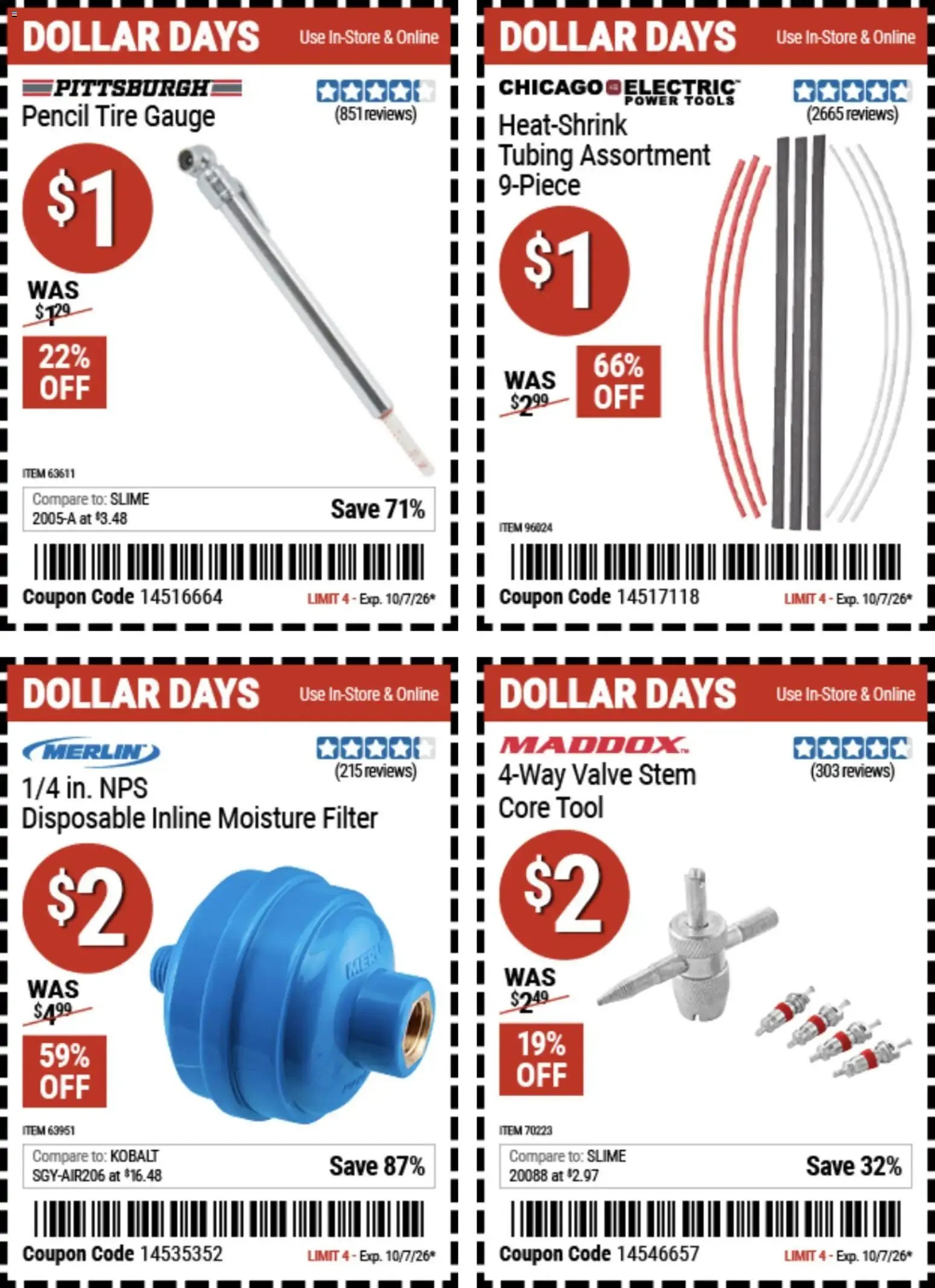 Weekly ad Harbor Freight Dollar Days (09/24 - 10/07 2026) - Flyer from September 24 to October 7 2026 - Page 5