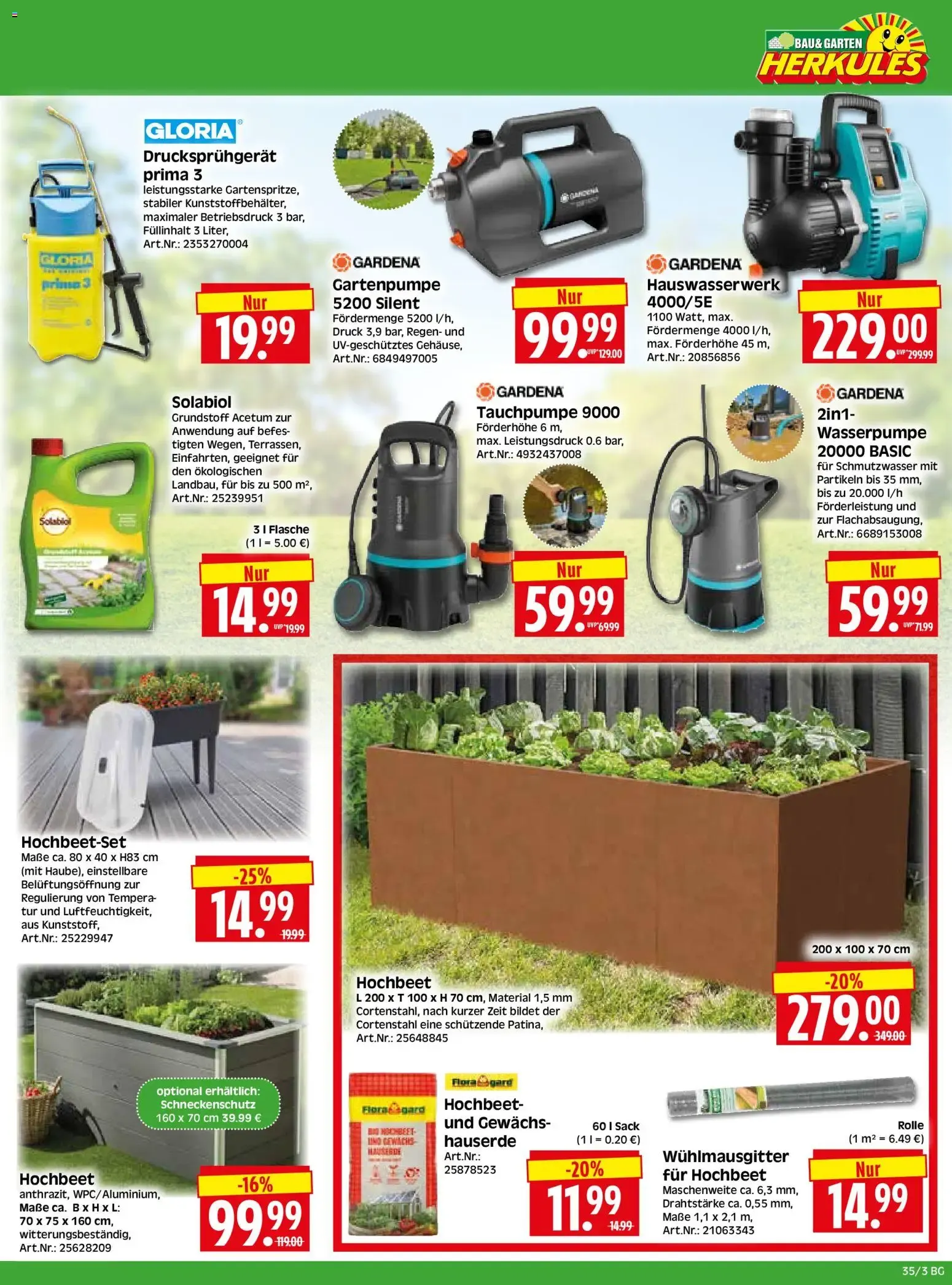 HERKULES Bau & Garten (ab 24.08.2026) zum Blättern von 24. August bis 29. August 2026 - Prospekt seite 3
