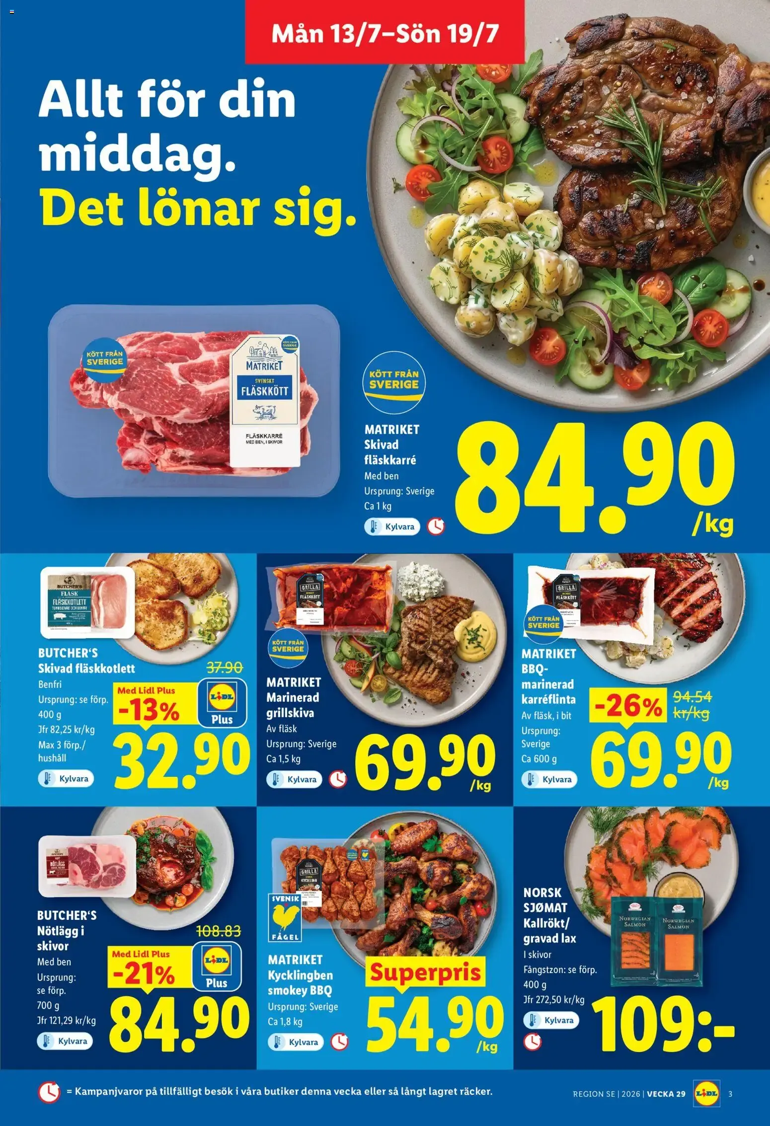 Lidl erbjudanden från 13/07/2026 - 19/07/2026 > Reklamblad nuvarande rabatter från 13 juli till 19 juli 2026 - Reklamblad sidor 3