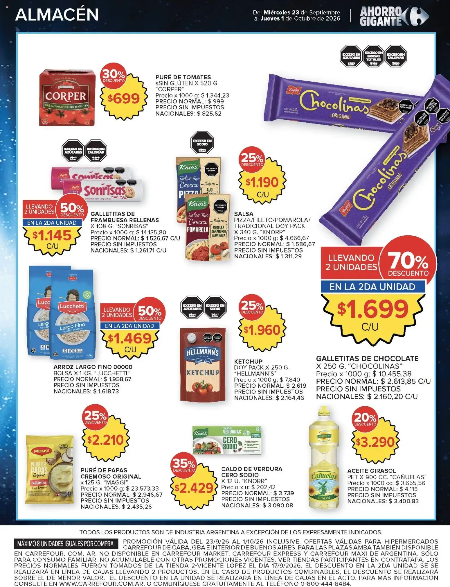 Ofertas de Carrefour - Carrefour Hiper Ofertas || del 23/09/2026 - 02/10/2026 || Promociones 23 de septiembre al 1 de octubre 2026 - Página 5 del catálogo