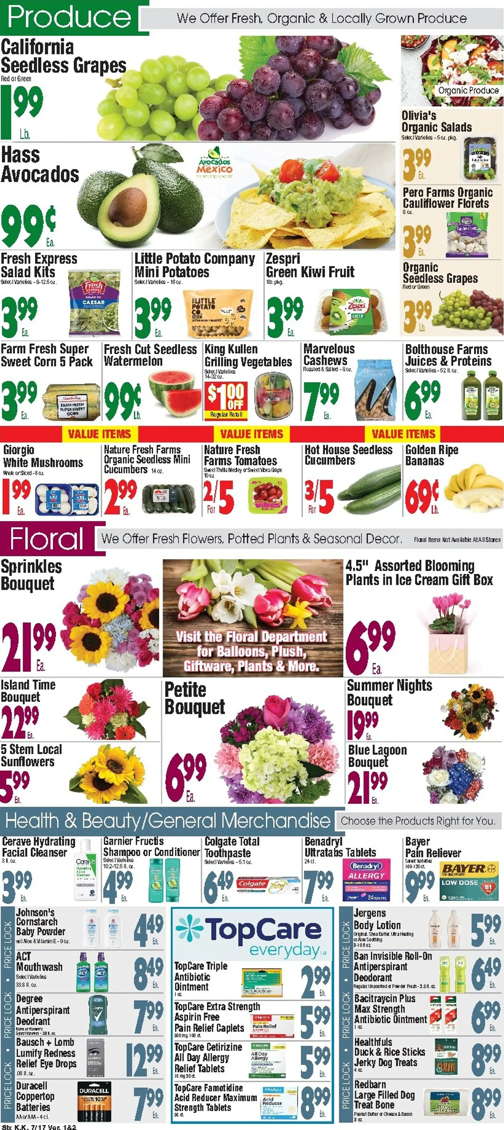 Weekly promotion Current King Kullen leaflet valid from Friday 07/17/2026 to Thursday 07/23/2026 spanning from July 17 to July 23 2026 - Page 6 for Catalogue 365