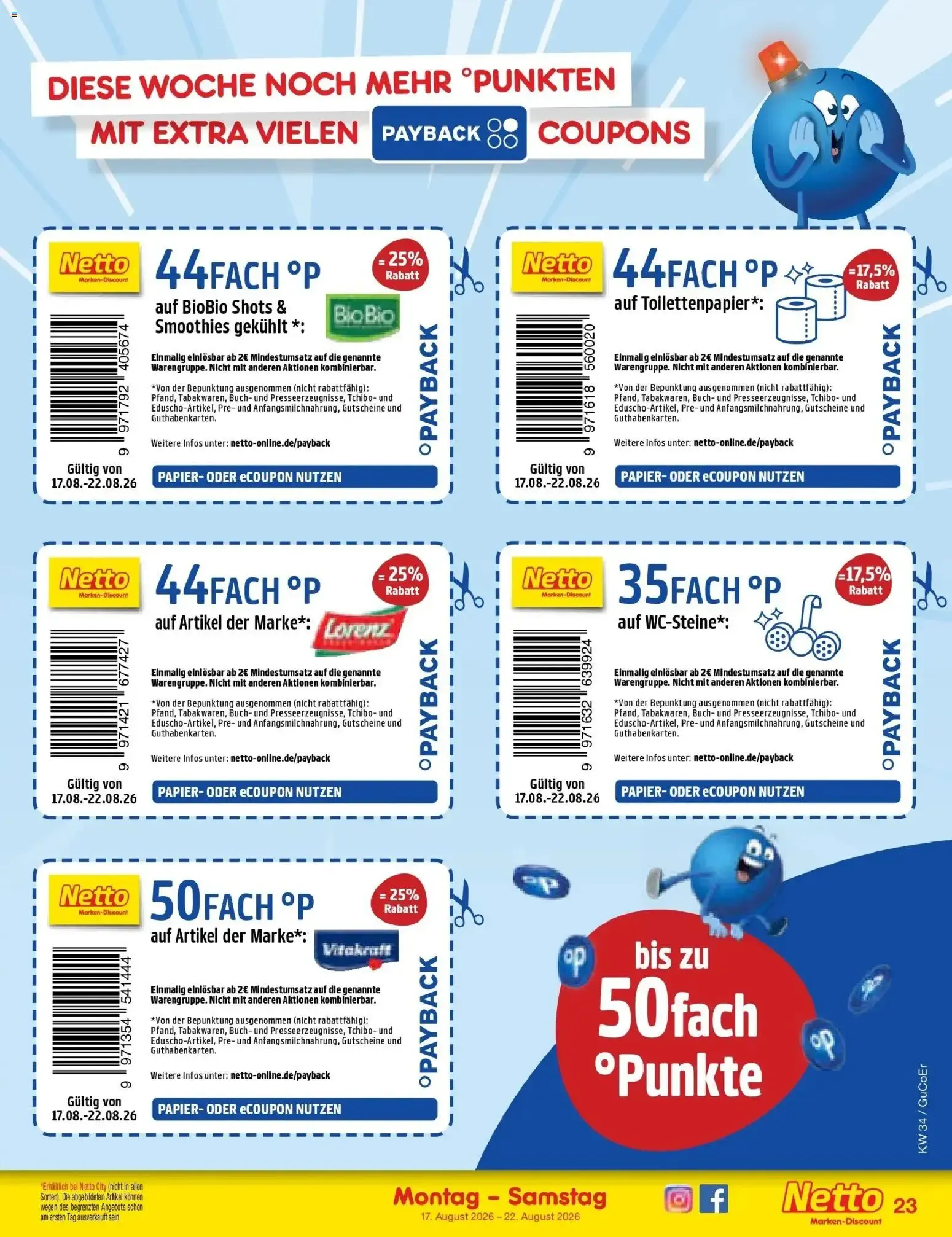 Netto Marken-Discount Prospekt Bitterfeld-Wolfen (ab 17.08.2026) » Angebote von 17. August bis 22. August 2026 - Prospekt seite 33