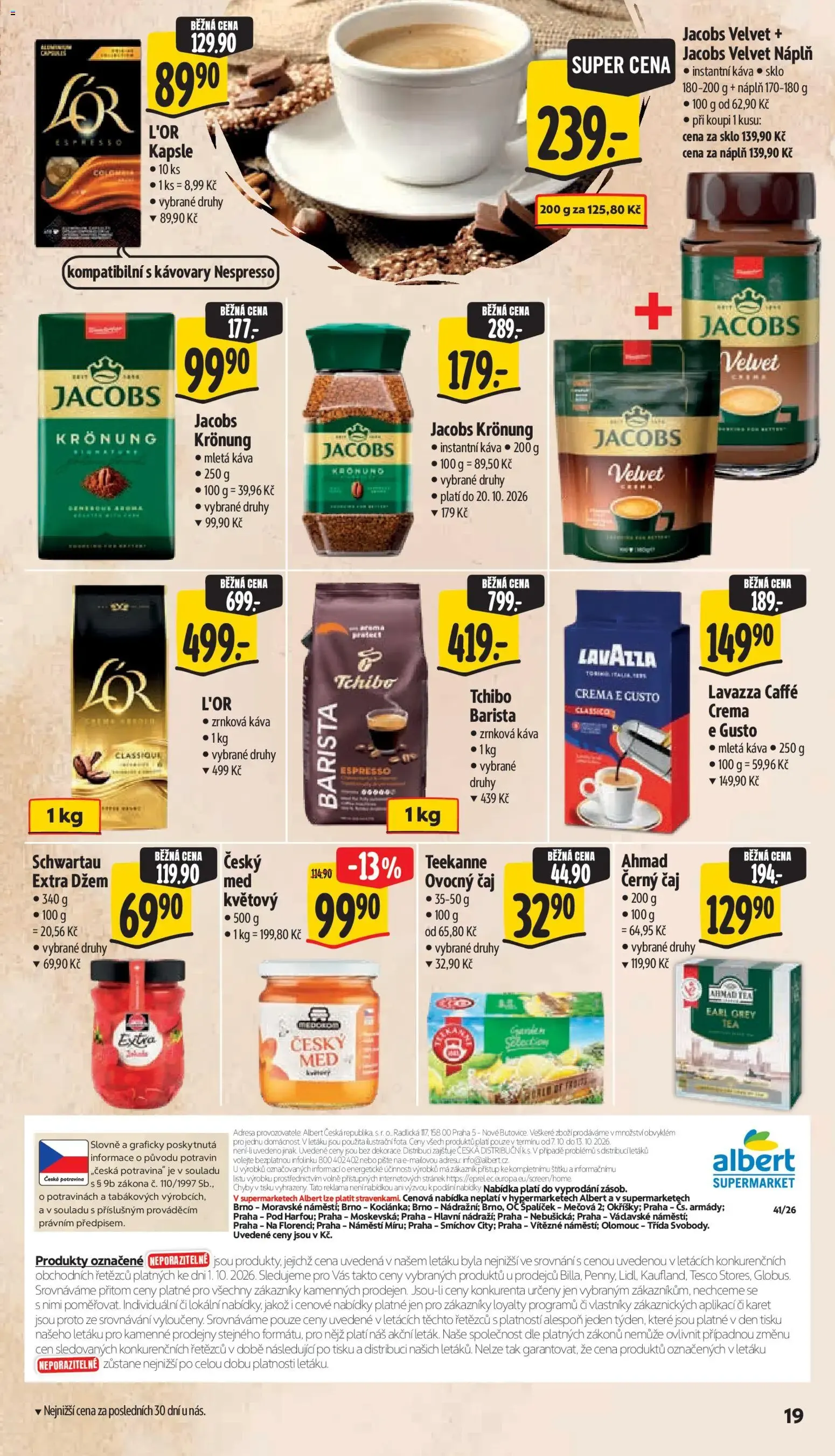 Albert leták - Supermarket od 07.10.2026 - Akční leták - 7. října 13. října 2026 - Page 29