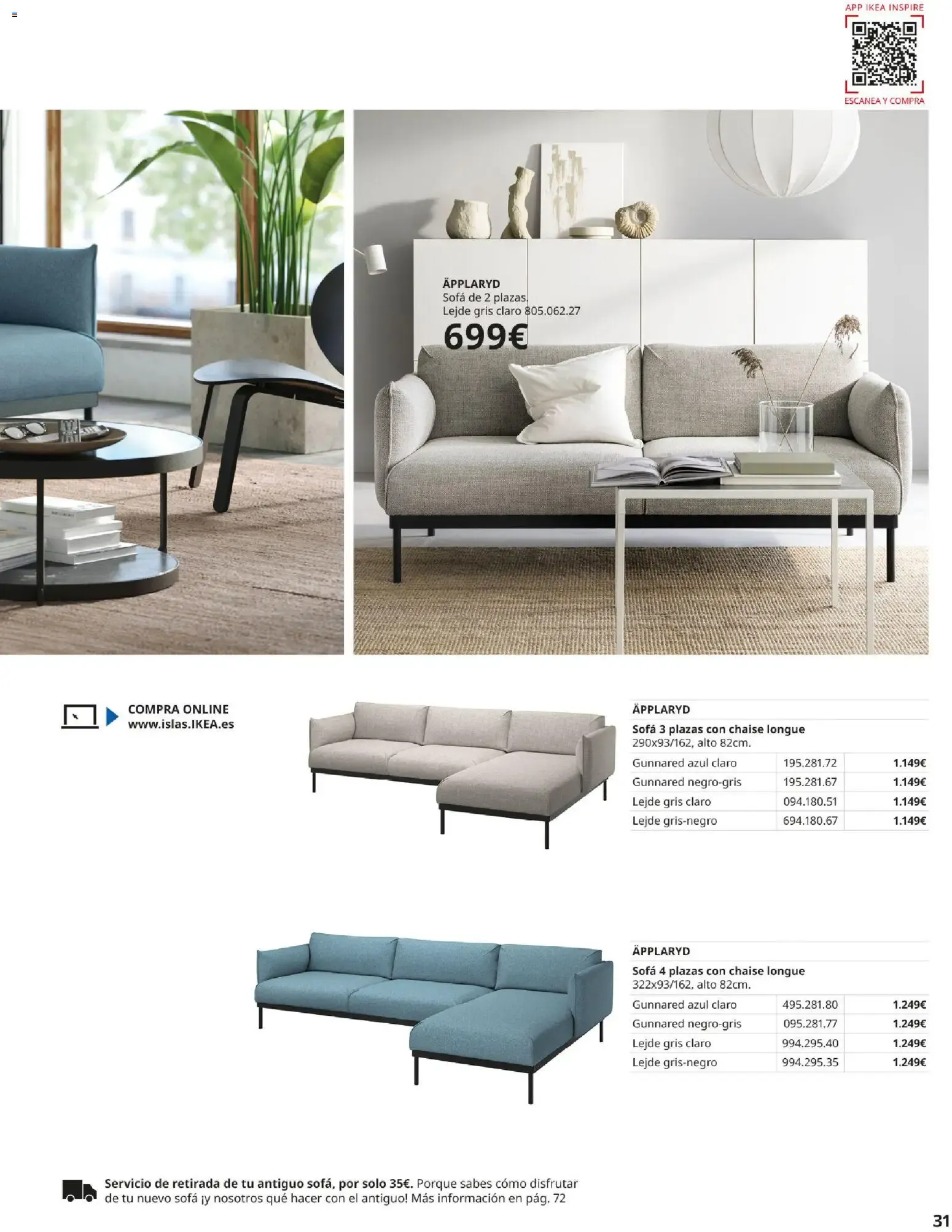 Catálogo de Guía de Compra Sofás IKEA 7 de mayo al 31 de agosto 2026 - Página 31