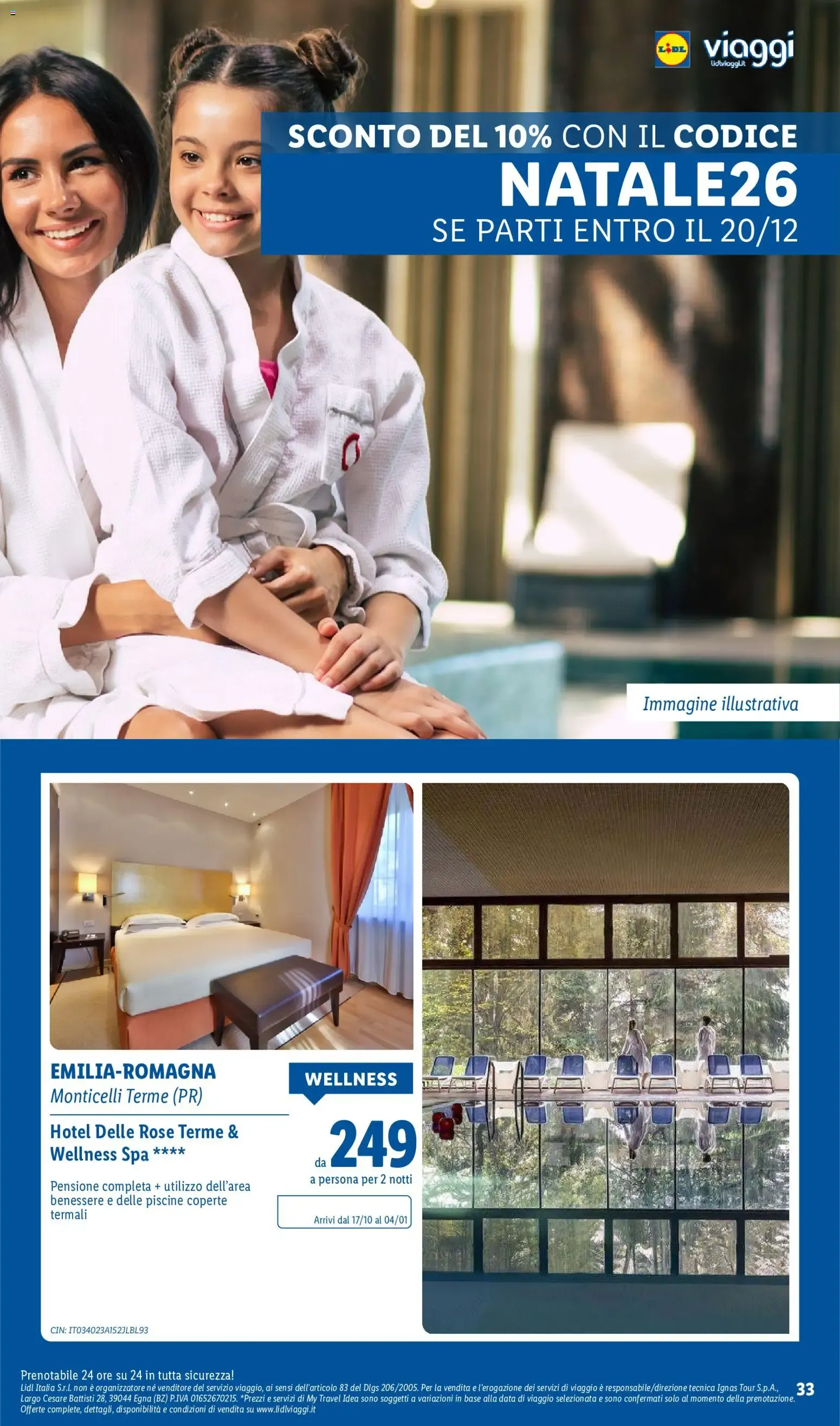 Lidl Viaggi: Mercatini e Wellness da 8 ottobre a 15 dicembre di 2026 - Pagina del volantino 33