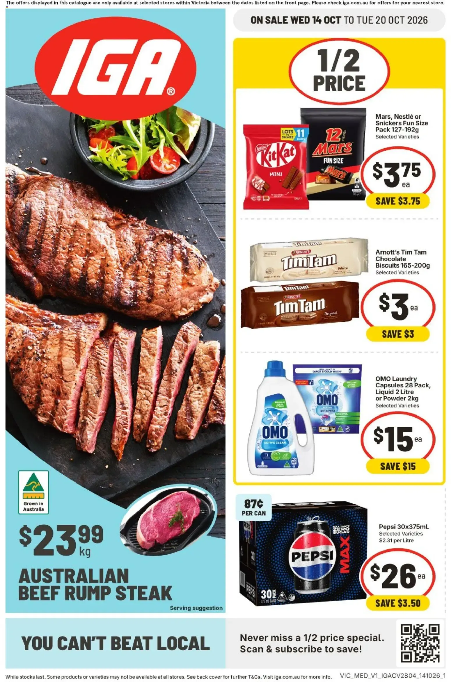 IGA catalogue valid from 14/10/2026 > Online Australia - Catalogue valid from 14 October to 20 October 2026 - page 1