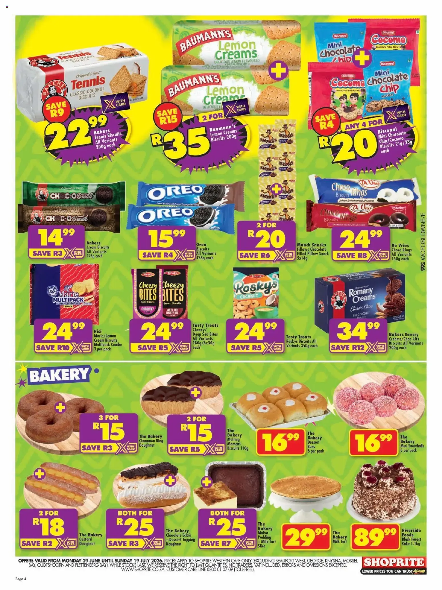 Shoprite Western Cape - Sweets Festival Savings (29/06/2026 - 19/07/2026) → Online Catalogue from 29 June to 19 July 2026 - Catalogue Page 4
