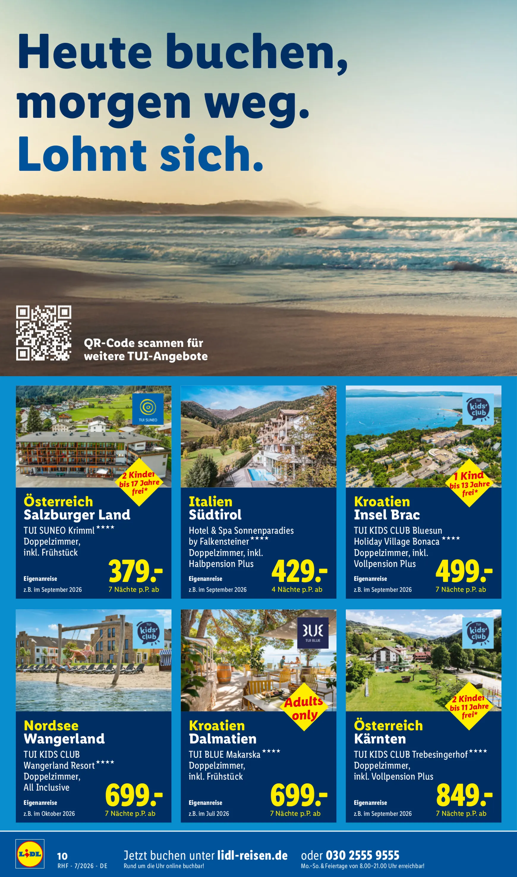 Lidl Reisen: Traumstrände entdecken von 1. Juli bis 31. Juli 2026 - Prospekt seite 10