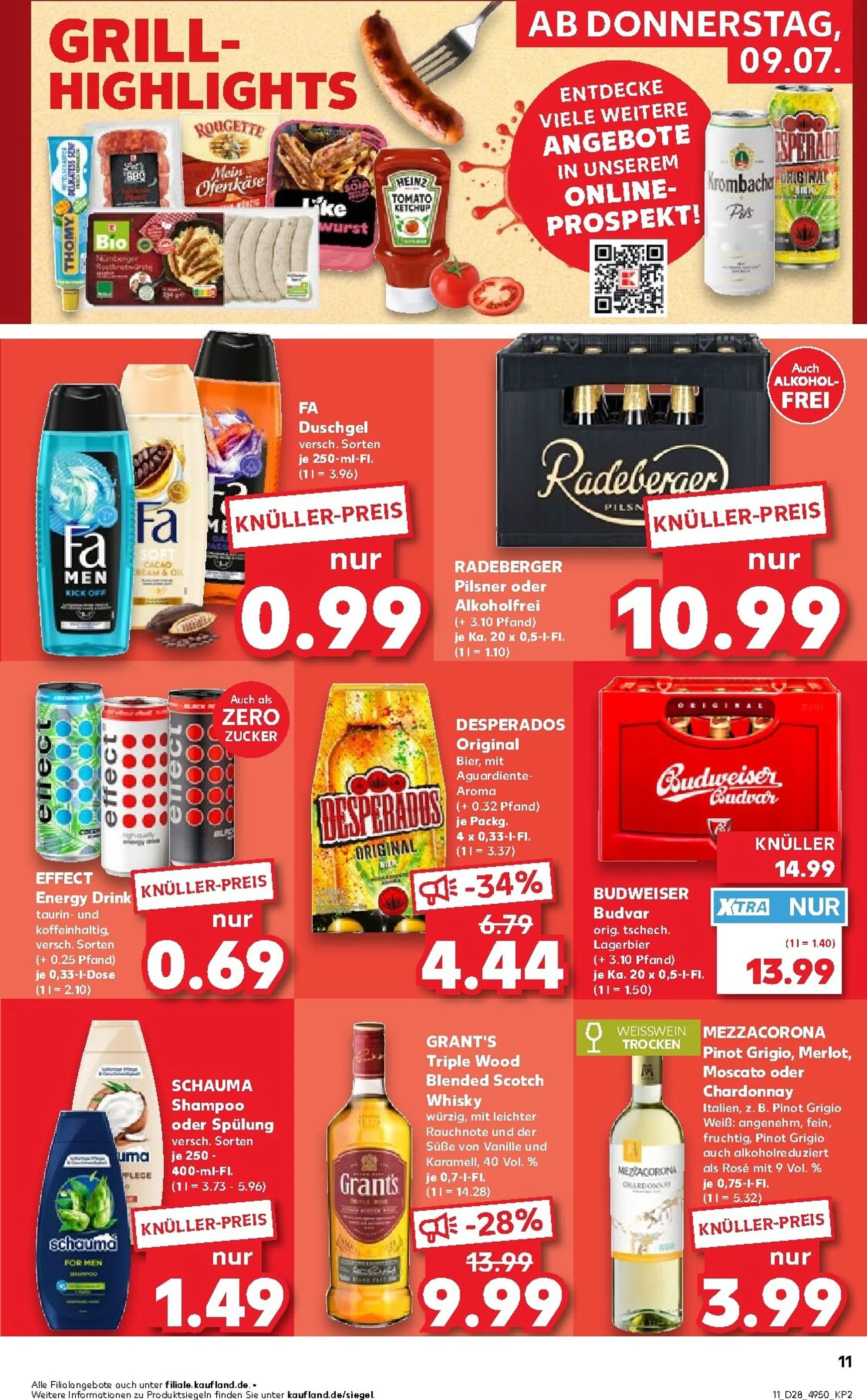 Kaufland Prospekt nächste Woche – von Donnerstag 09.07.2026 bis Mittwoch 15.07.2026 von 9. Juli bis 15. Juli 2026 - Prospekt seite 11