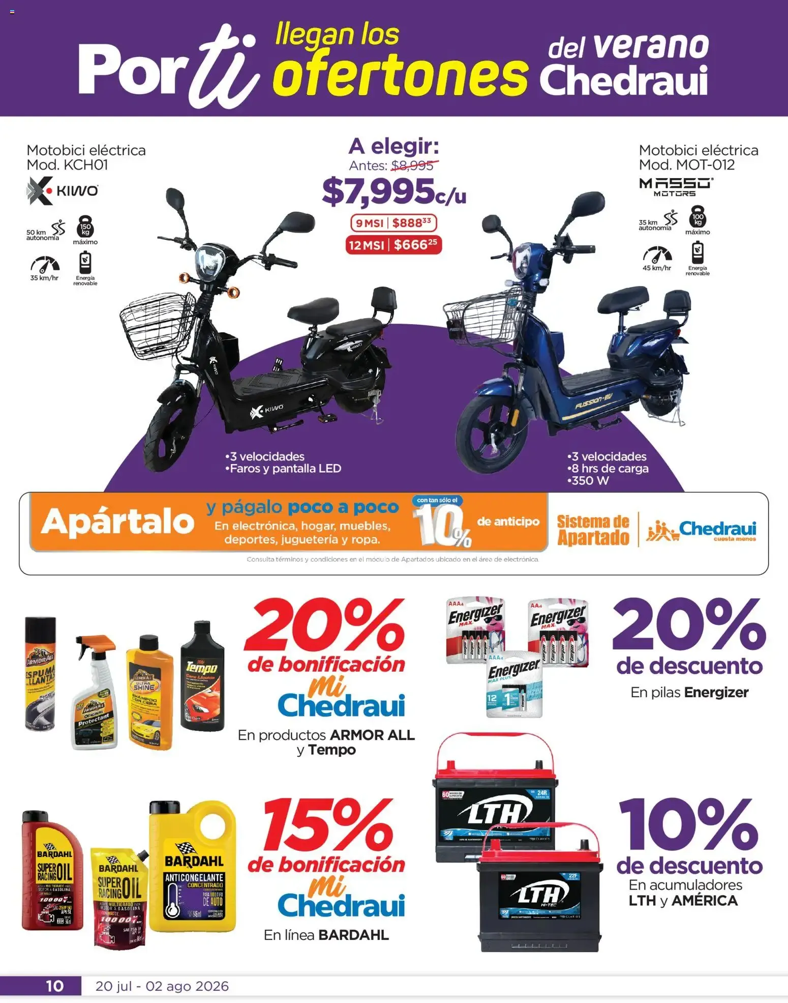 Catálogo de Por ti, llegan los ofertones del verano Chedraui 20 de julio al 2 de agosto 2026 - Pagina 10