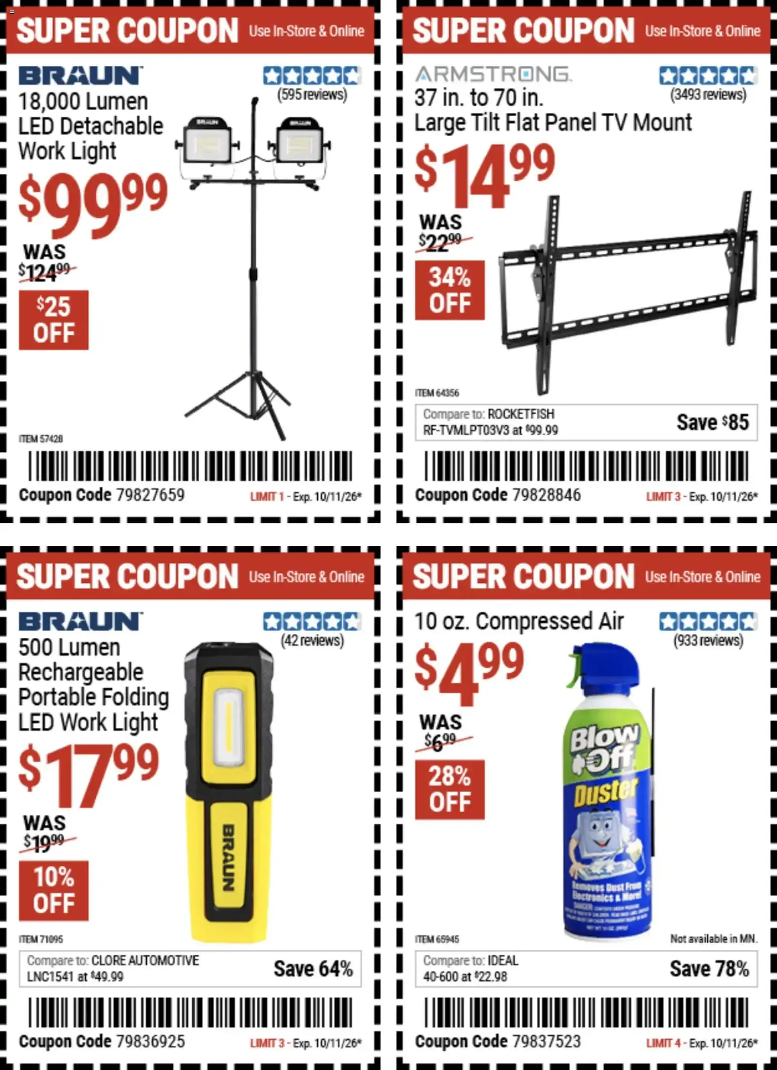 Weekly ad Harbor Freight Coupon Deals from September 28 to October 11 2026 - Page 14