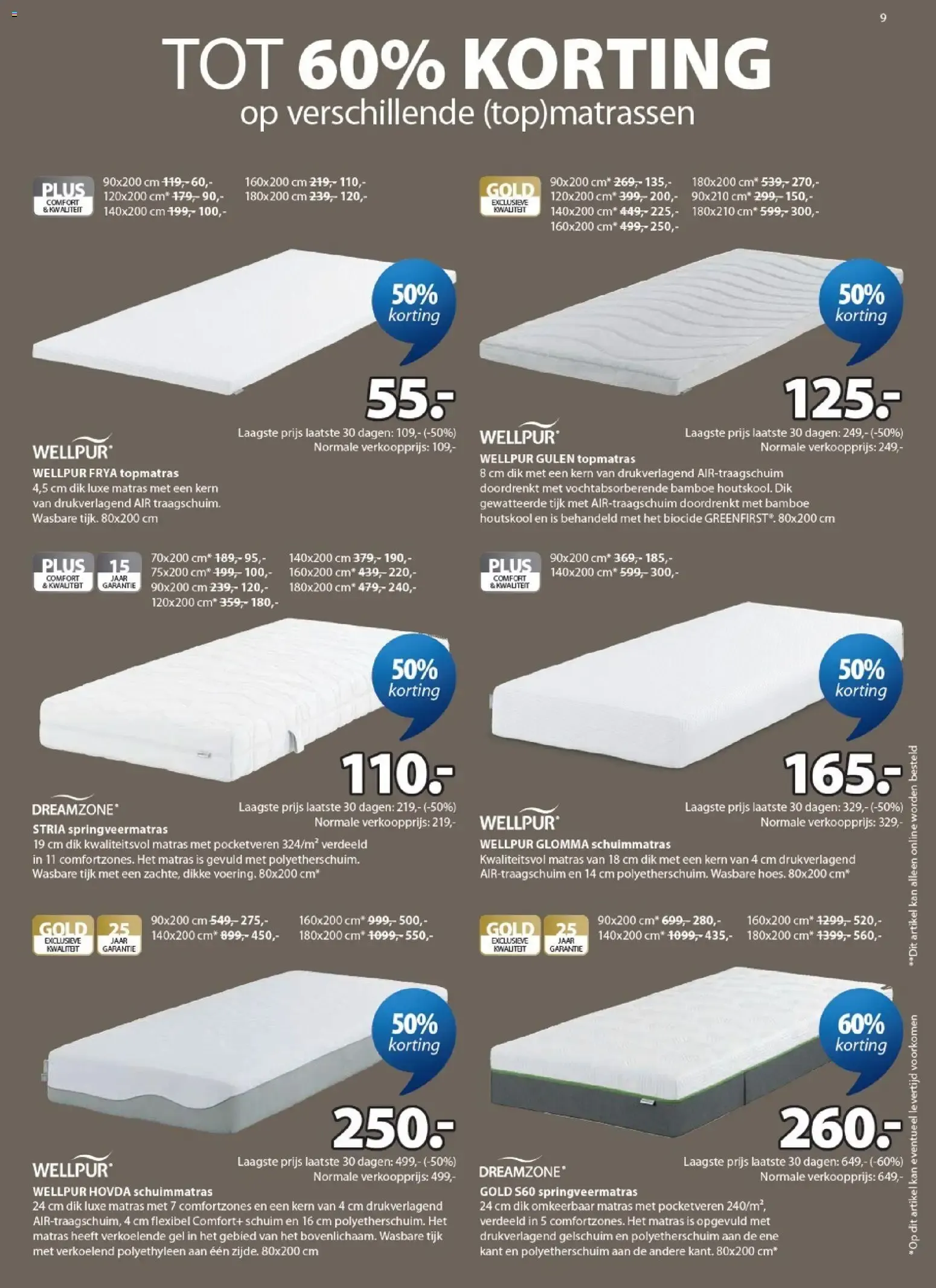 JYSK: Geweldige aanbiedingen voor je huis TOT 60% KORTING / Woondeals van 24 september tot 23 oktober 2026 - Folder pagina 9