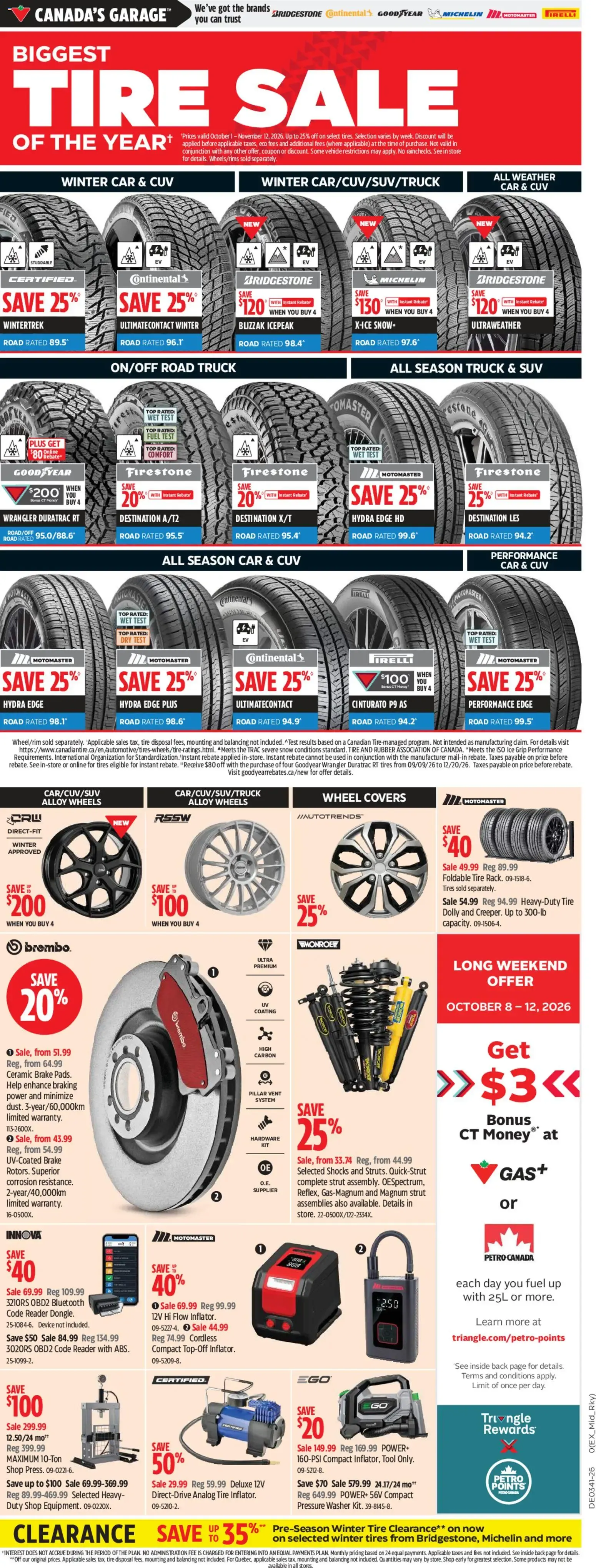 Canadian Tire weekly flyer from Oct 8, 2026 > weekly specials & deals from October 8 to October 14 2026 - flyer page 14