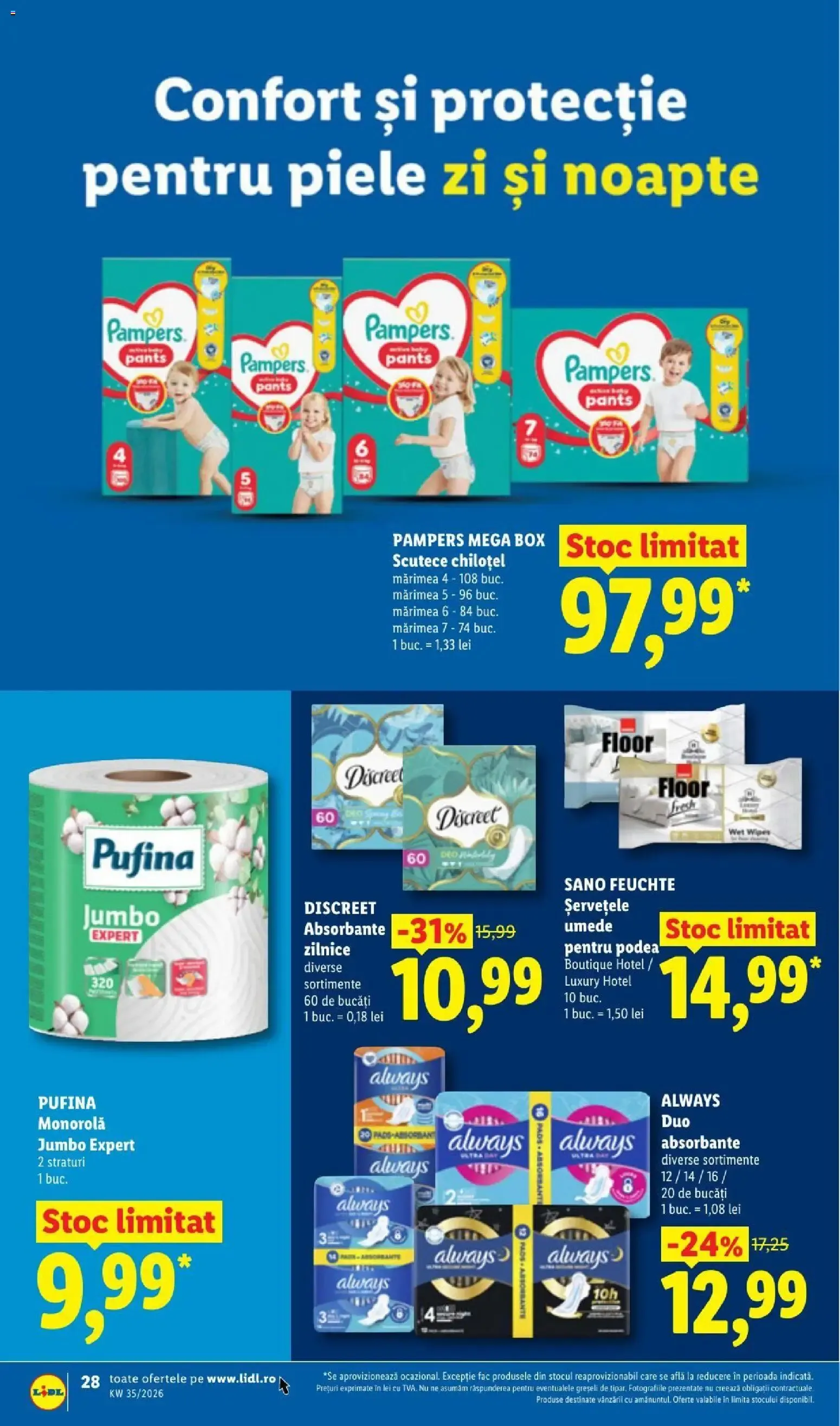 Catalog LIDL: Ieftin și înainte, și după ziua de salariu (Ofertas del 24 al 30 de agosto de 2026) de la 24 august până la 30 august 2026 - Revista Pagina 28