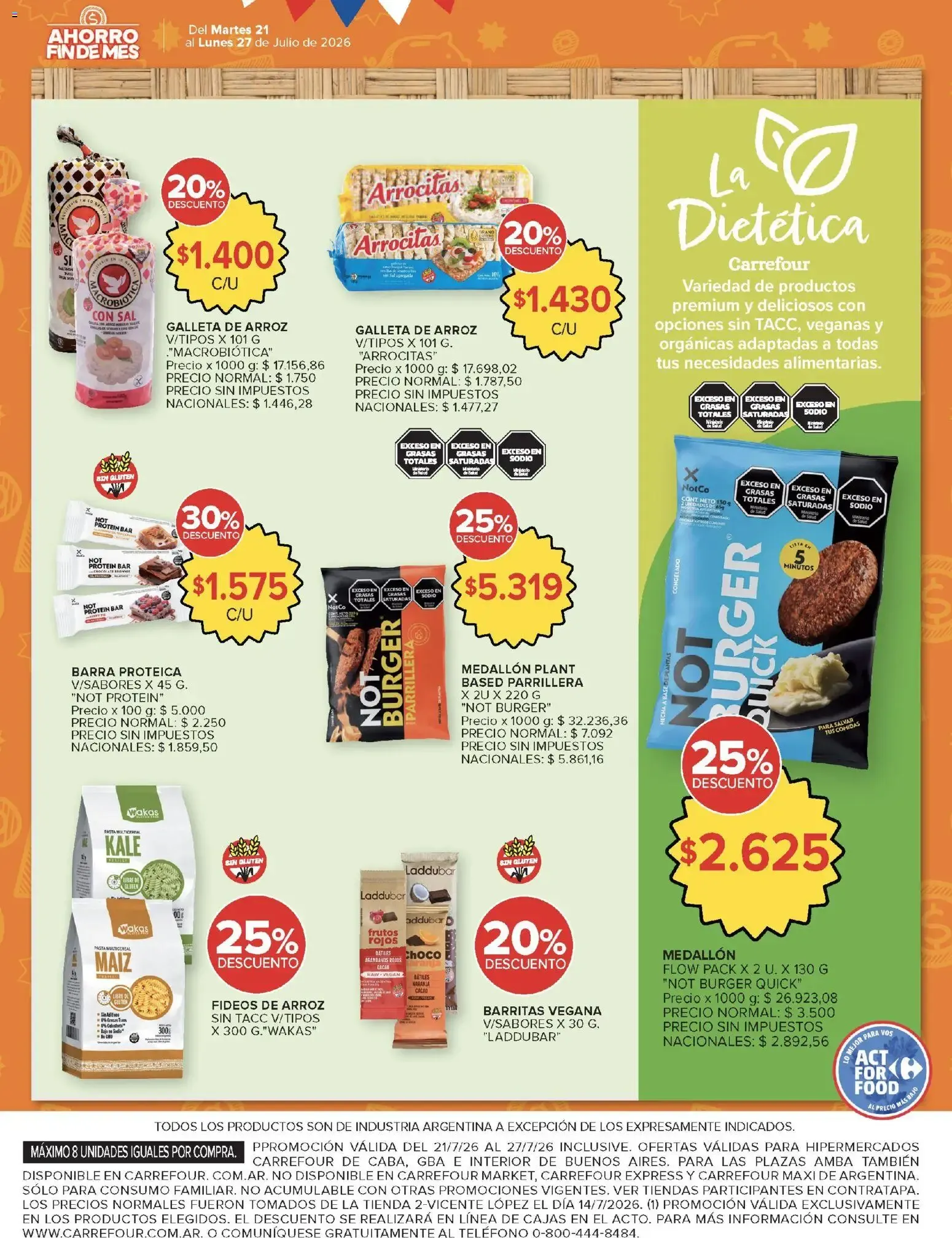 Ofertas de Carrefour - AHORRO FIN DE MES || del 21/07/2026 - 28/07/2026 || Promociones 21 de julio al 27 de julio 2026 - Página 18 del catálogo