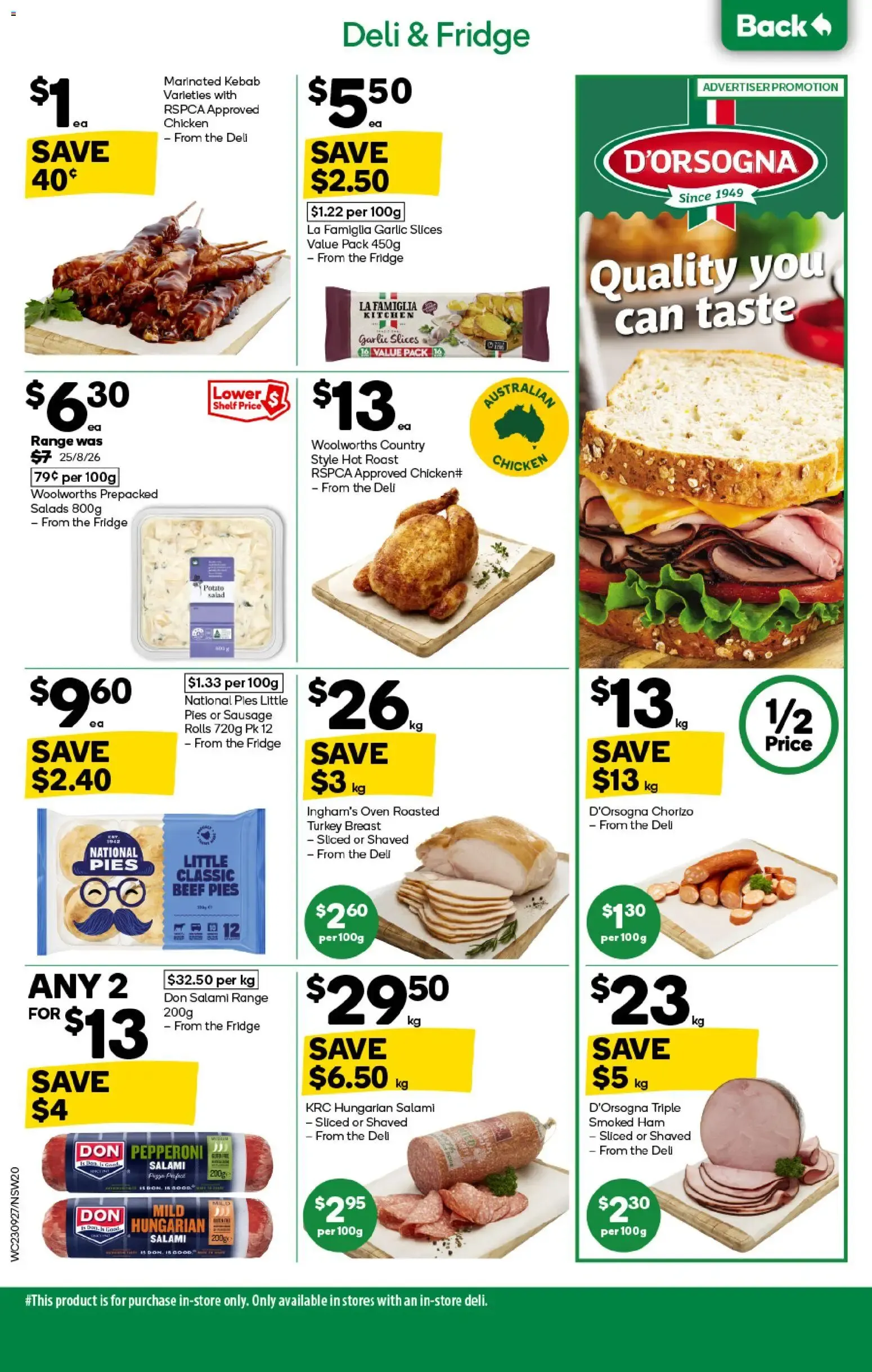 FOOTY FAVES - Catalogue valid from 23 September to 29 September 2026 - page 22