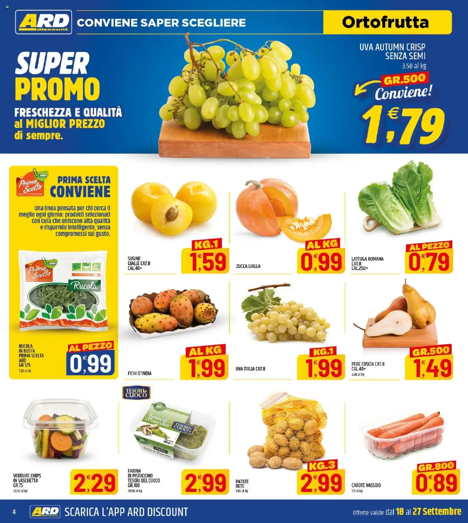 Nuovo ARD Discount volantino dal 18/09/2026 > offerte anteprima 🛍️ da 18 settembre a 27 settembre di 2026 - Pagina del volantino 4