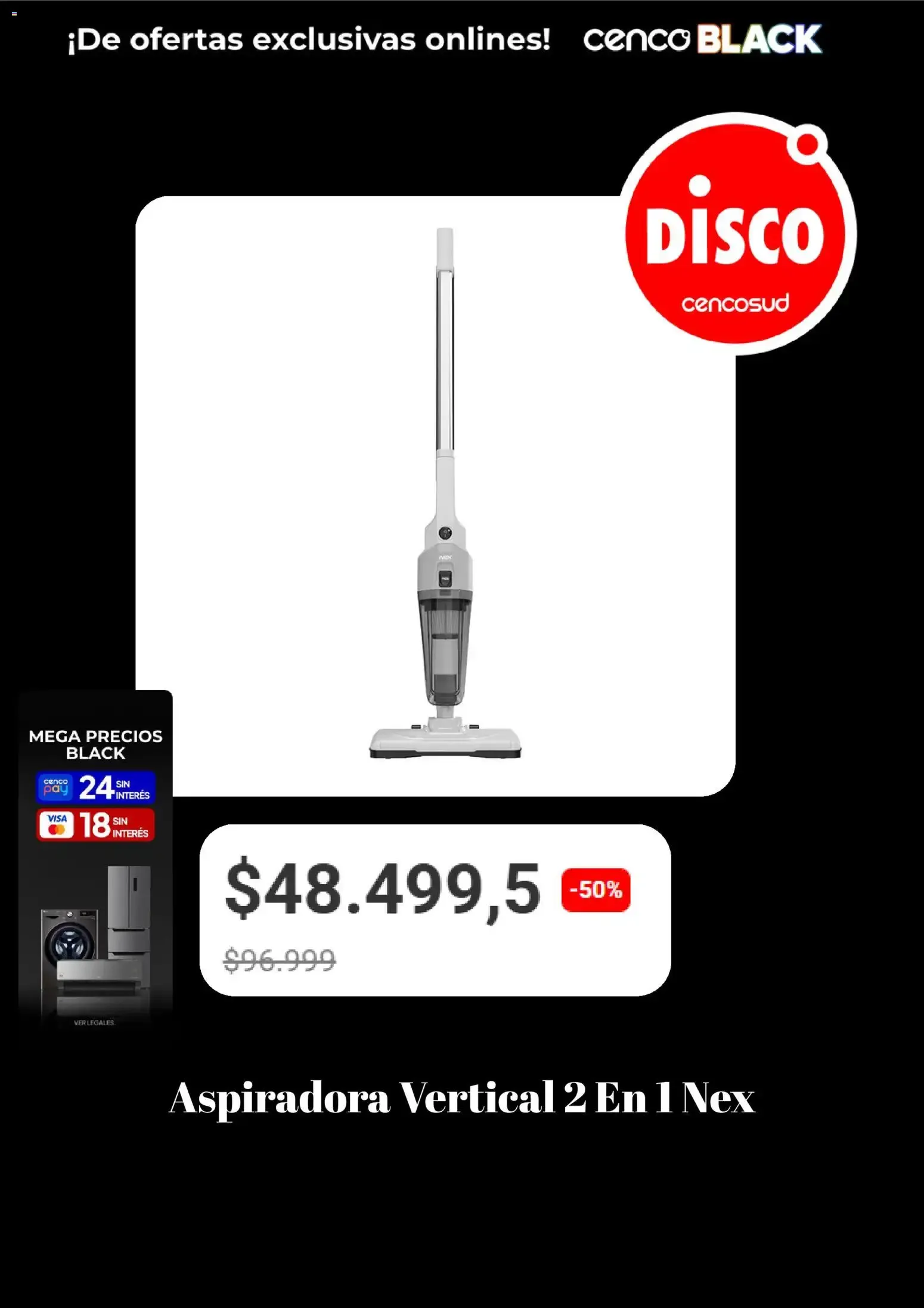 Ofertas de Disco - Cenco Black del 28/09/2026 - 04/10/2026 28 de septiembre al 4 de octubre 2026 - Página 5 del catálogo