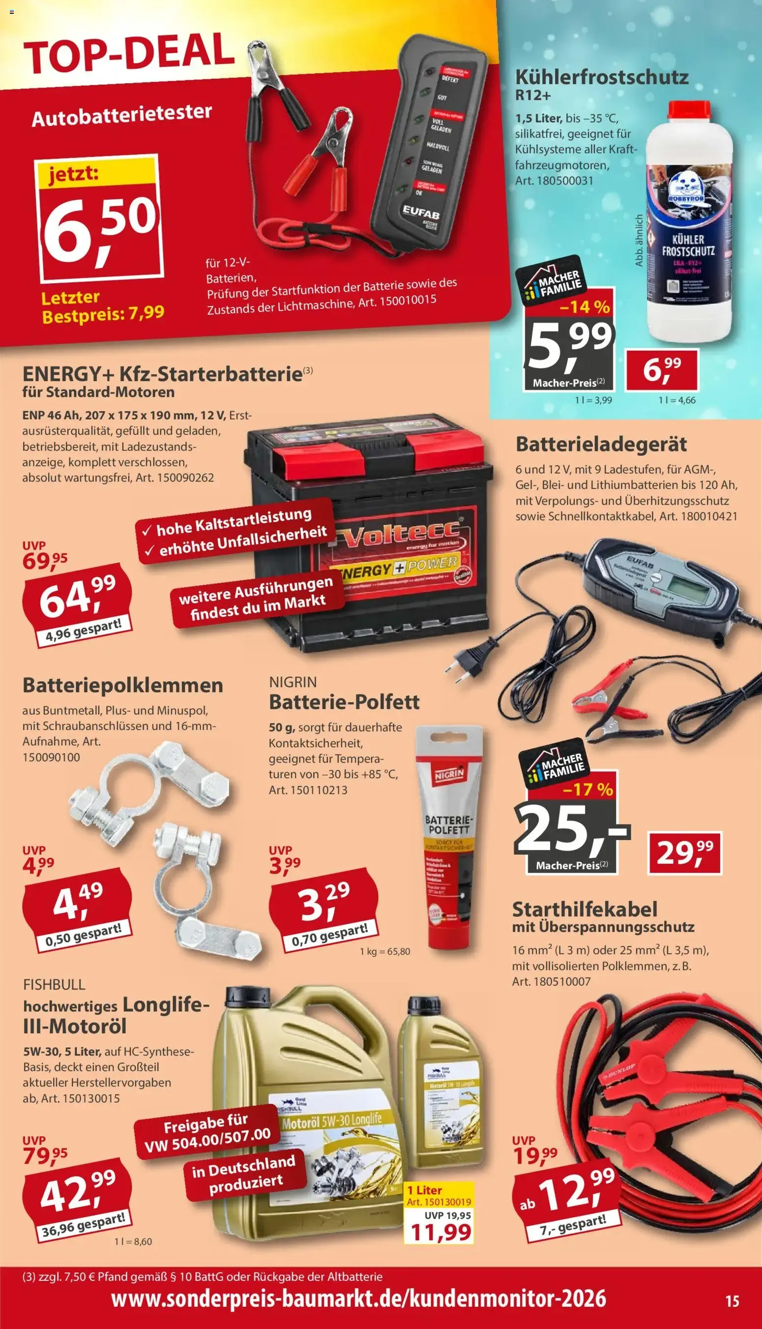 Sonderpreis Baumarkt Prospekt (ab 17.10.2026) zum Blättern von 17. Oktober bis 23. Oktober 2026 - Prospekt seite 15