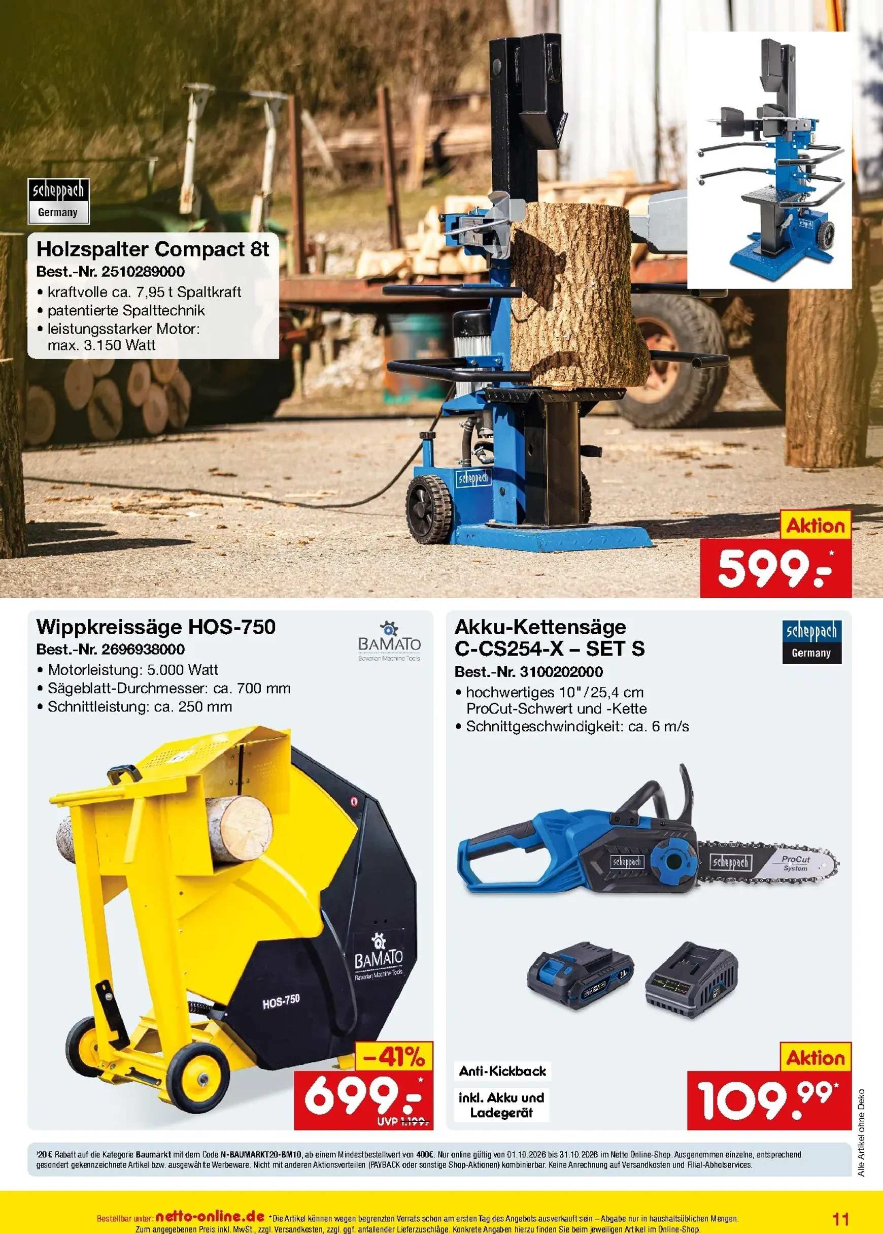 Netto Marken Discount - Online-Angebote Oktober Prospekt – von Donnerstag 01.10.2026 bis Samstag 31.10.2026 von 1. Oktober bis 31. Oktober 2026 - Prospekt seite 11