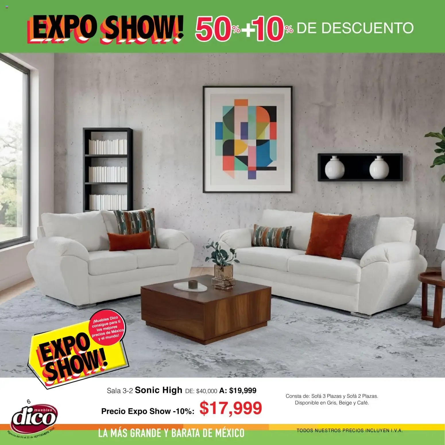 Catálogo de Muebles Dico catálogo Expo Show (04/09/2026 - 22/09/2026) - catálogo en línea 4 de septiembre al 22 de septiembre 2026 - Pagina 6