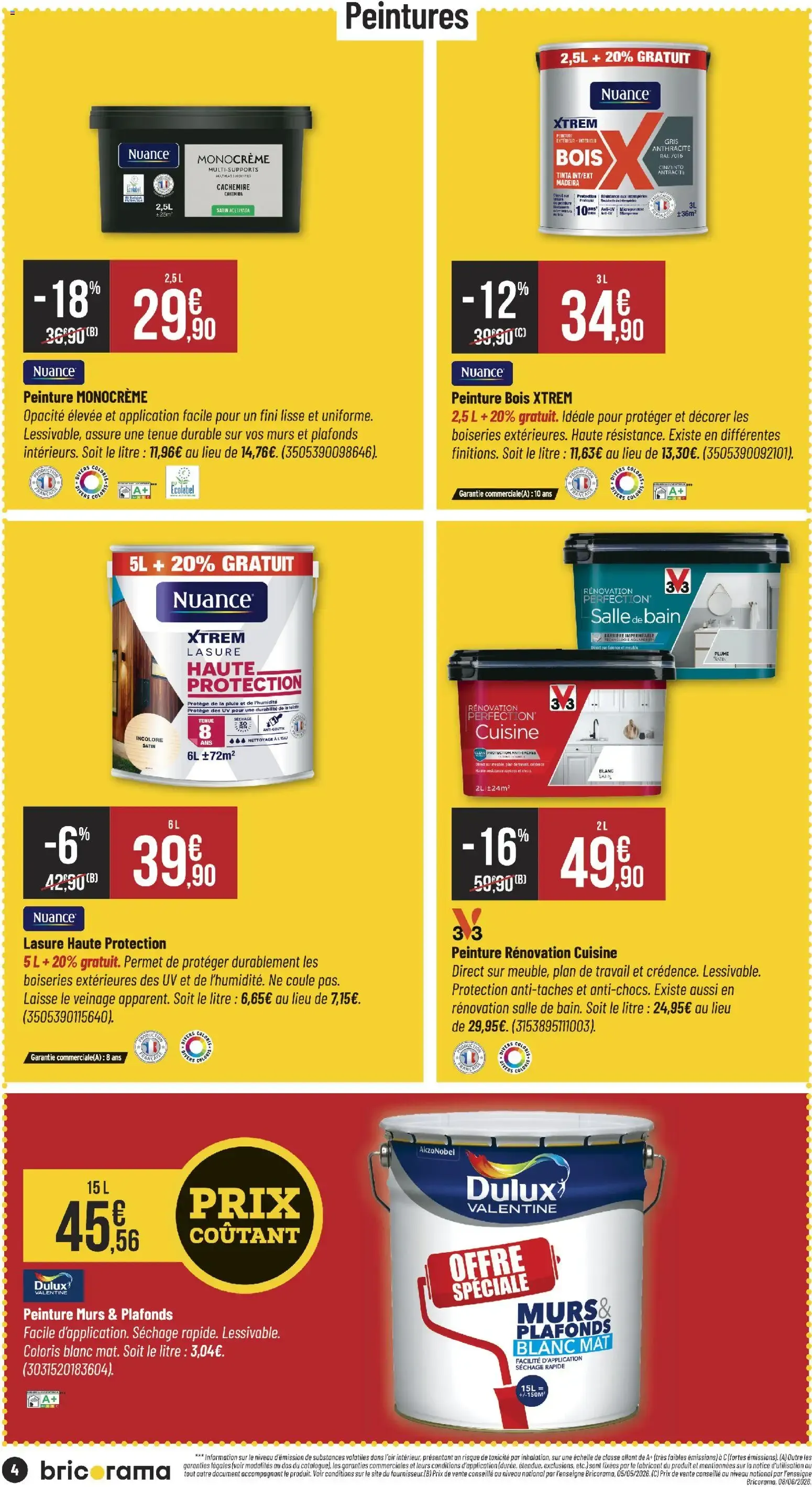 Bricorama catalogue à partir du 05/08/2026 - promo en ligne du 5 août au 16 août 2026 - Catalogue page 4
