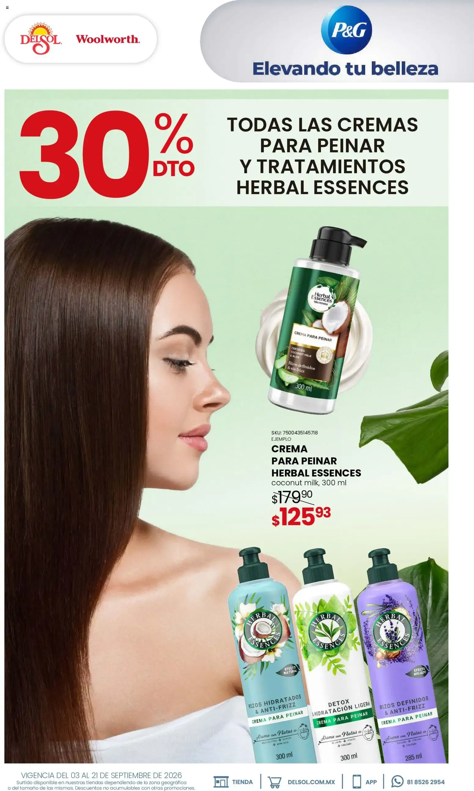 Catálogo de Del Sol y Woolworth: 30% DTO en toda la línea Pantene Colágeno y Biotinamida 3 de septiembre al 21 de septiembre 2026 - Pagina 4
