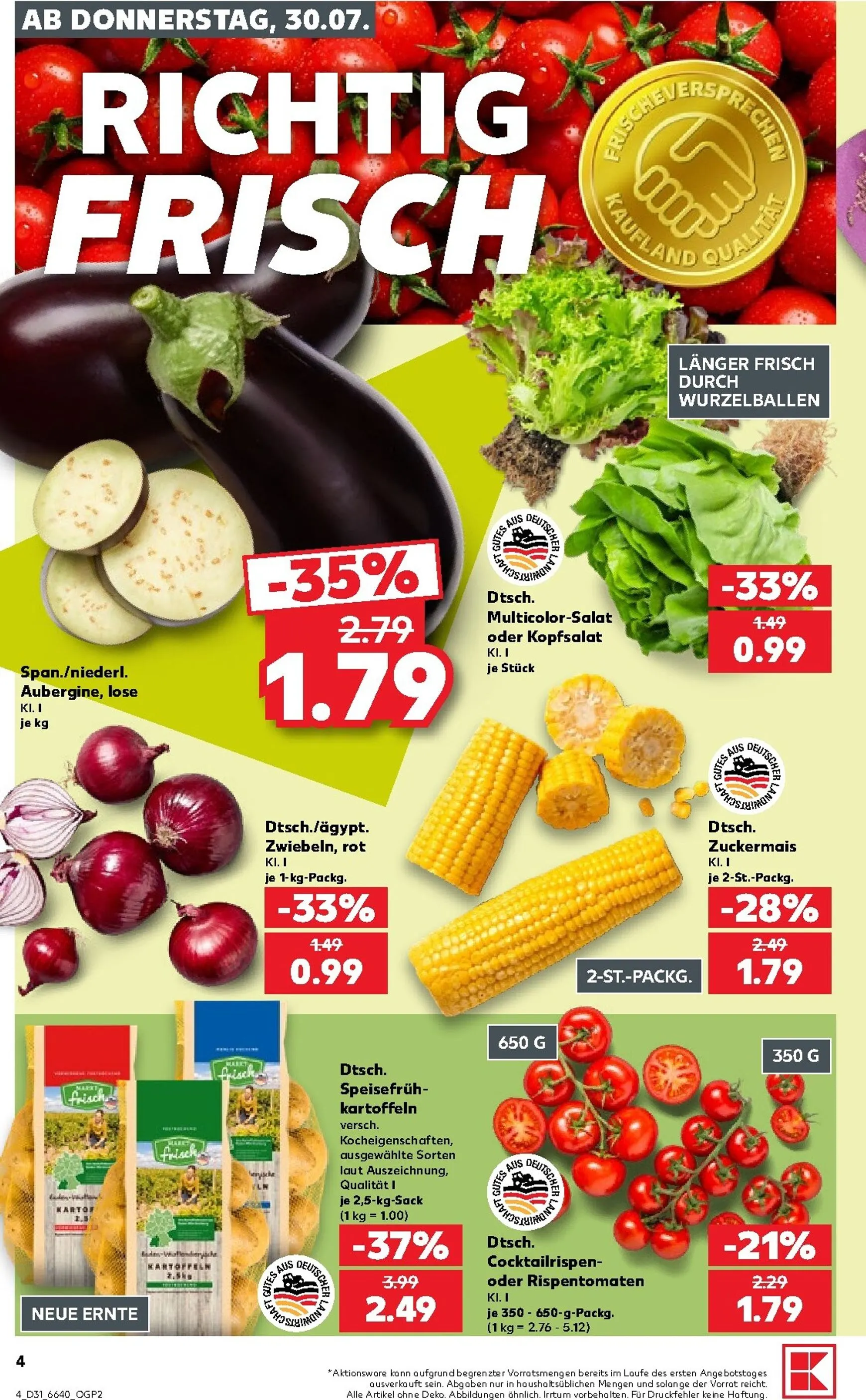 Neuer Kaufland Prospekt – von Donnerstag 30.07.2026 bis Mittwoch 05.08.2026 von 30. Juli bis 5. August 2026 - Prospekt seite 4