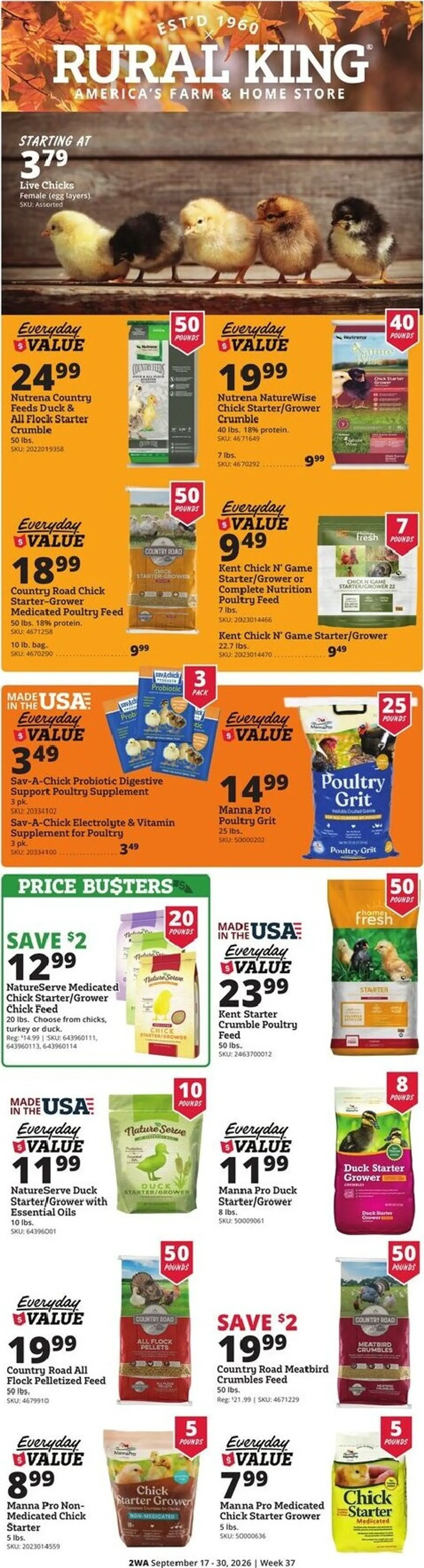 Weekly ad Rural King from September 17 to September 30 2026 - Page 2
