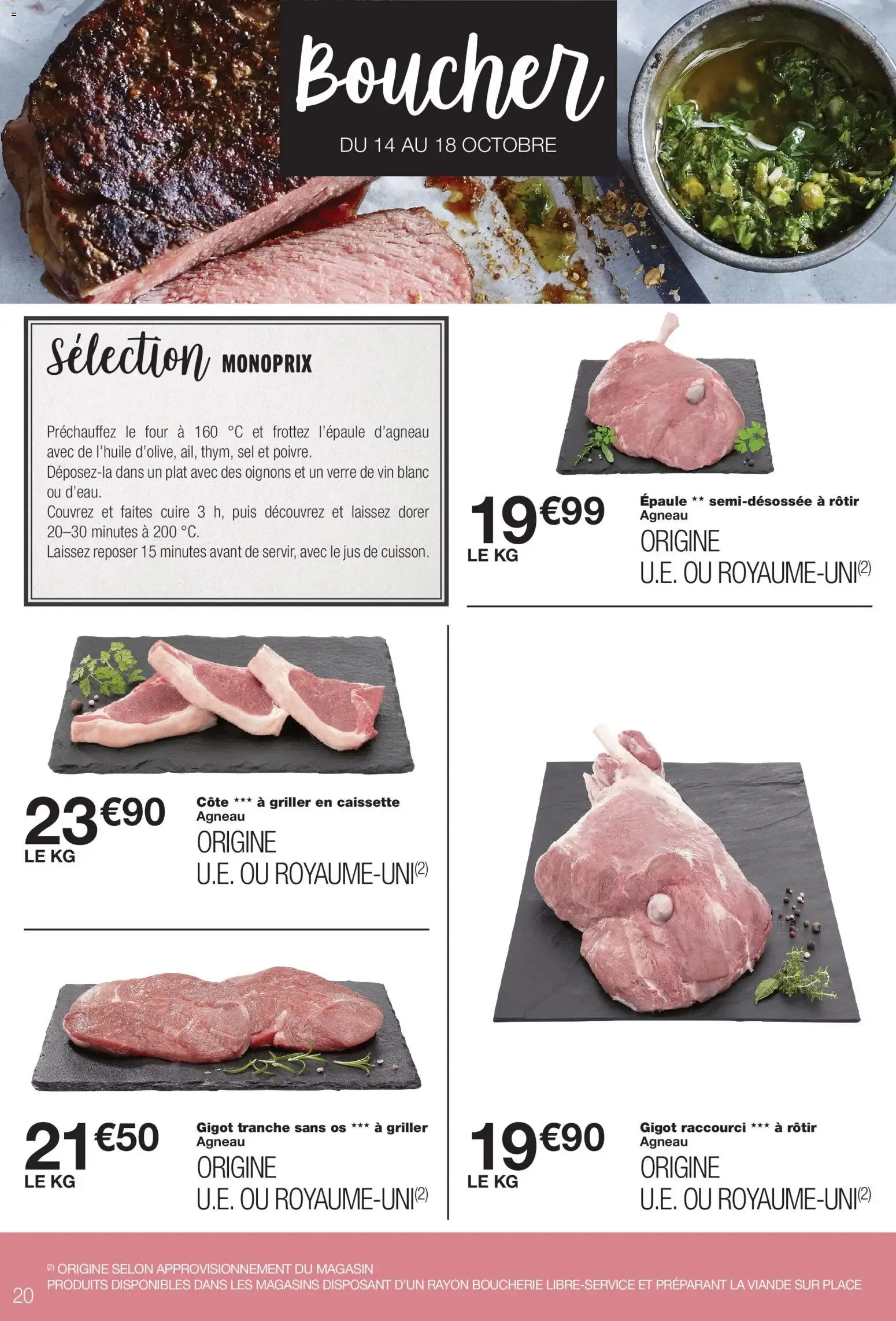 Monoprix - Les Petits Prix du 6 octobre au 18 octobre 2026 - Catalogue page 20