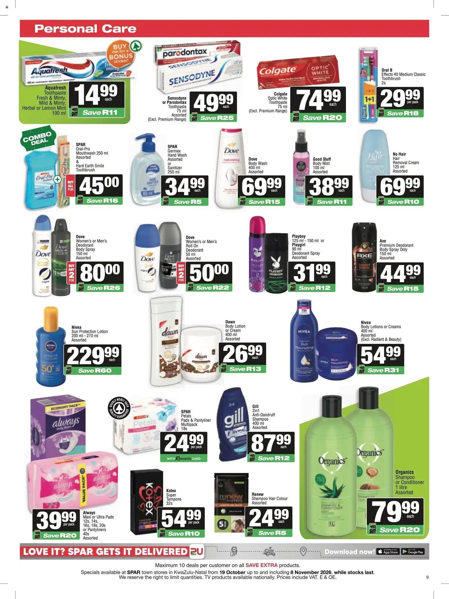 Spar Specials (19/10/2026 - 08/11/2026) Online from 19 October to 8 November 2026 - Catalogue Page 9