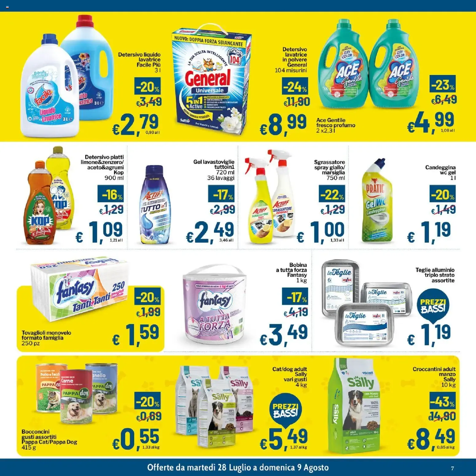 Qui Discount volantino dal 28/07/2026 - online Offerte da 28 luglio a 9 agosto di 2026 - Pagina del volantino 7