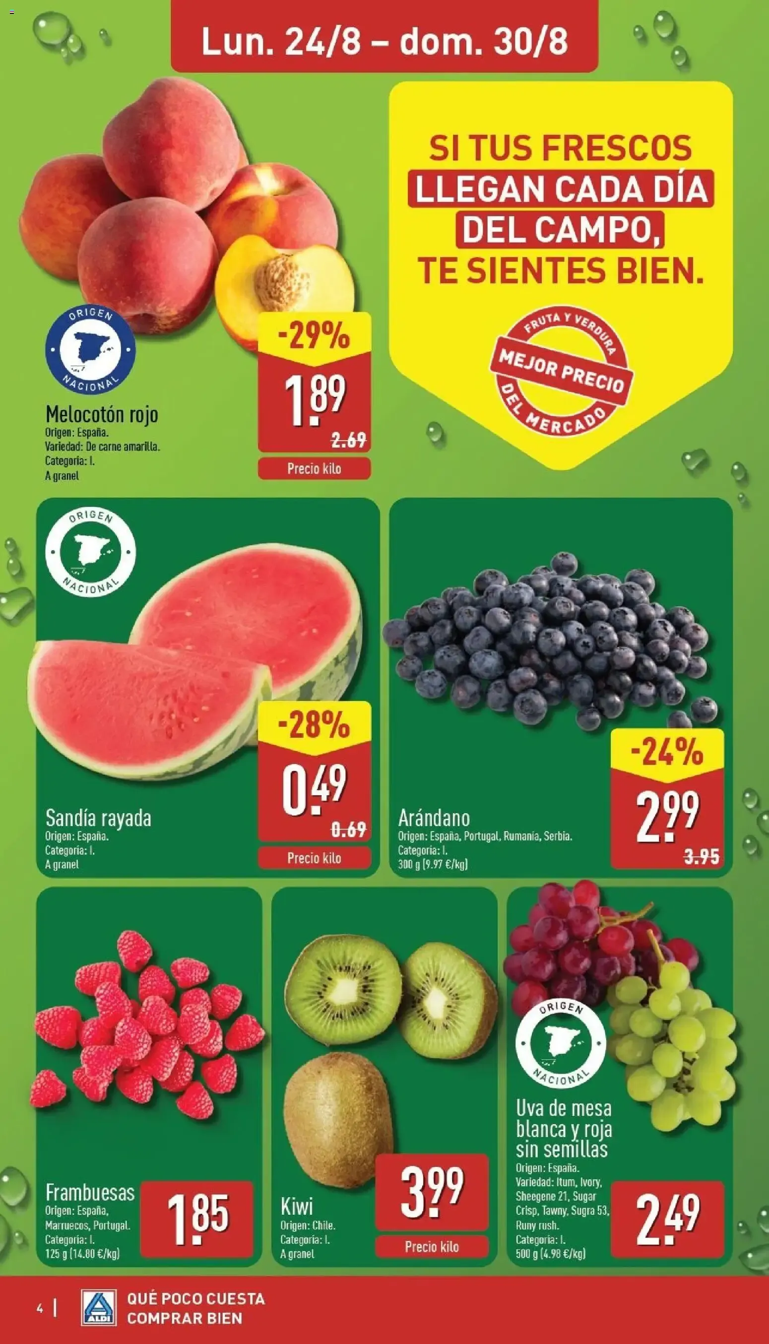 Catálogo de Aldi folleto Baleares del 24/08/2026 | Catálogo 24 de agosto al 30 de agosto 2026 - Página 4