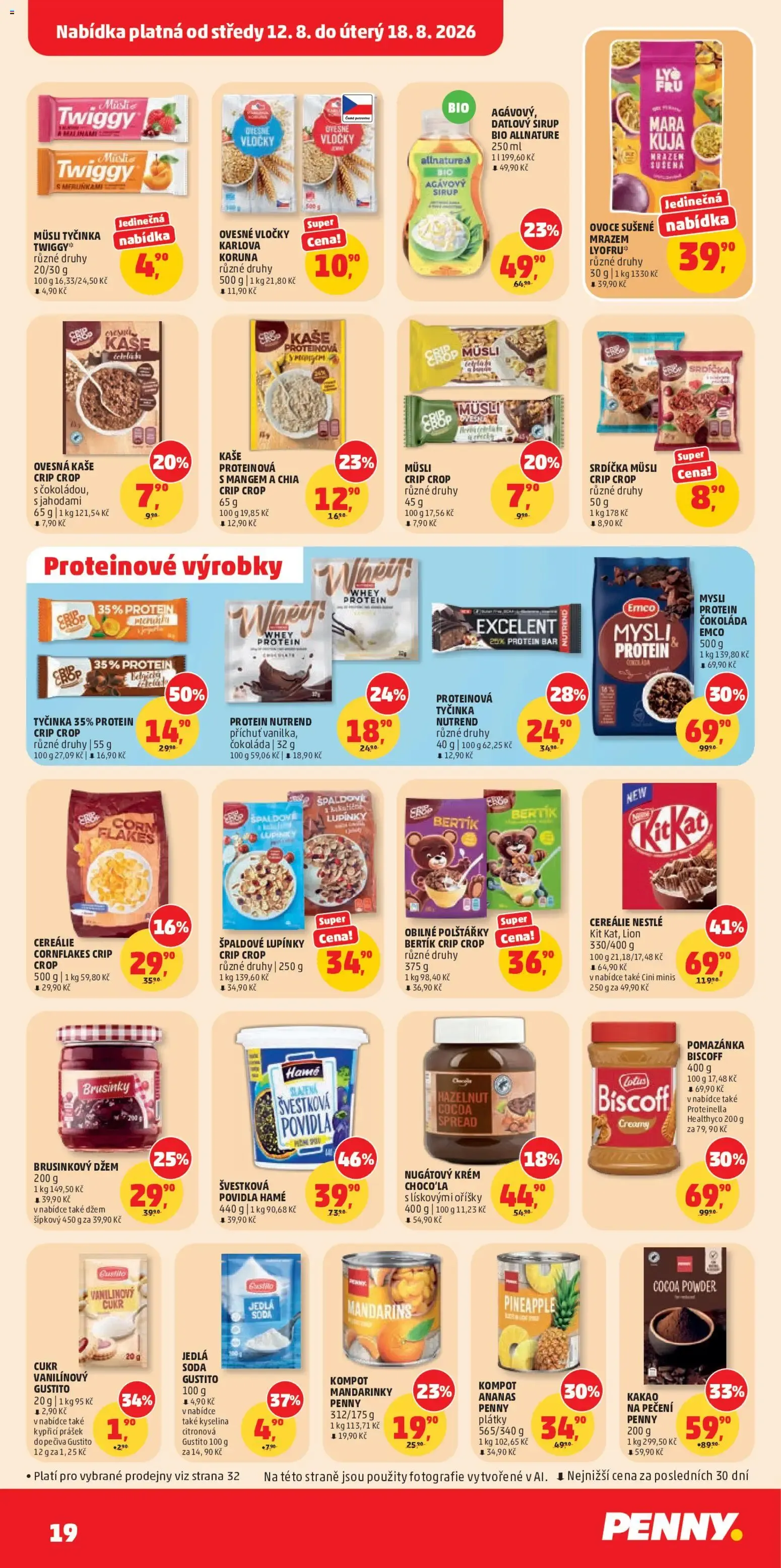 PENNY leták na příští týden (12.08.2026) - 12. srpna 18. srpna 2026 - Page 19