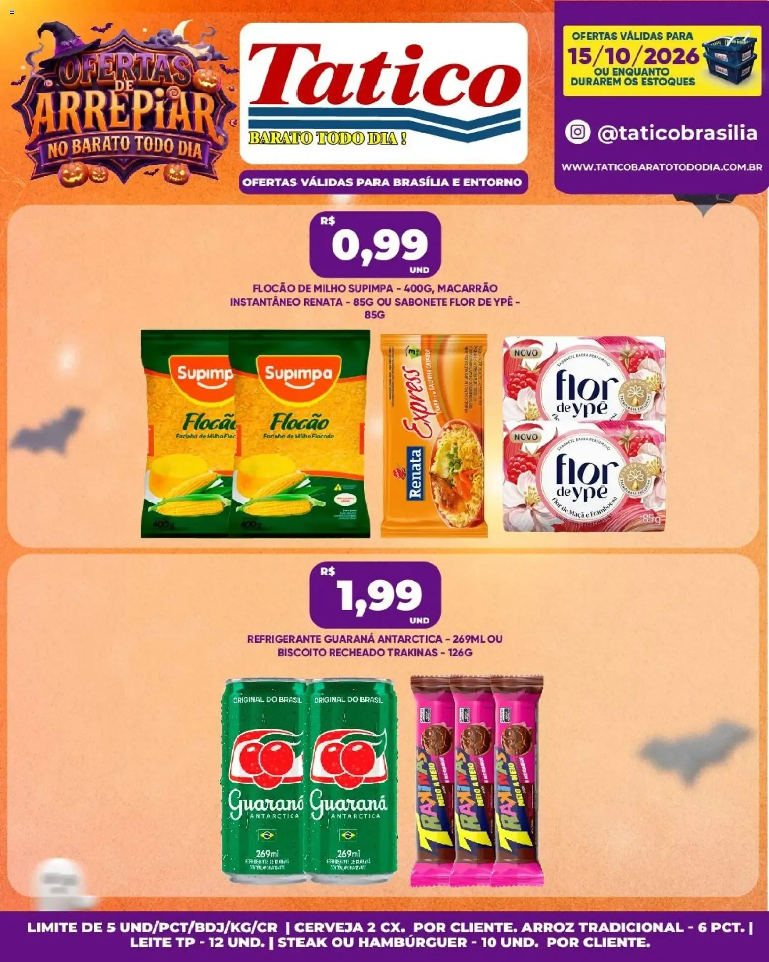 Encarte de Tatico ofertas do Dia de 15/10/2026 | Promoções Online 15 de outubro até 15 de outubro 2026 - Pagina 1