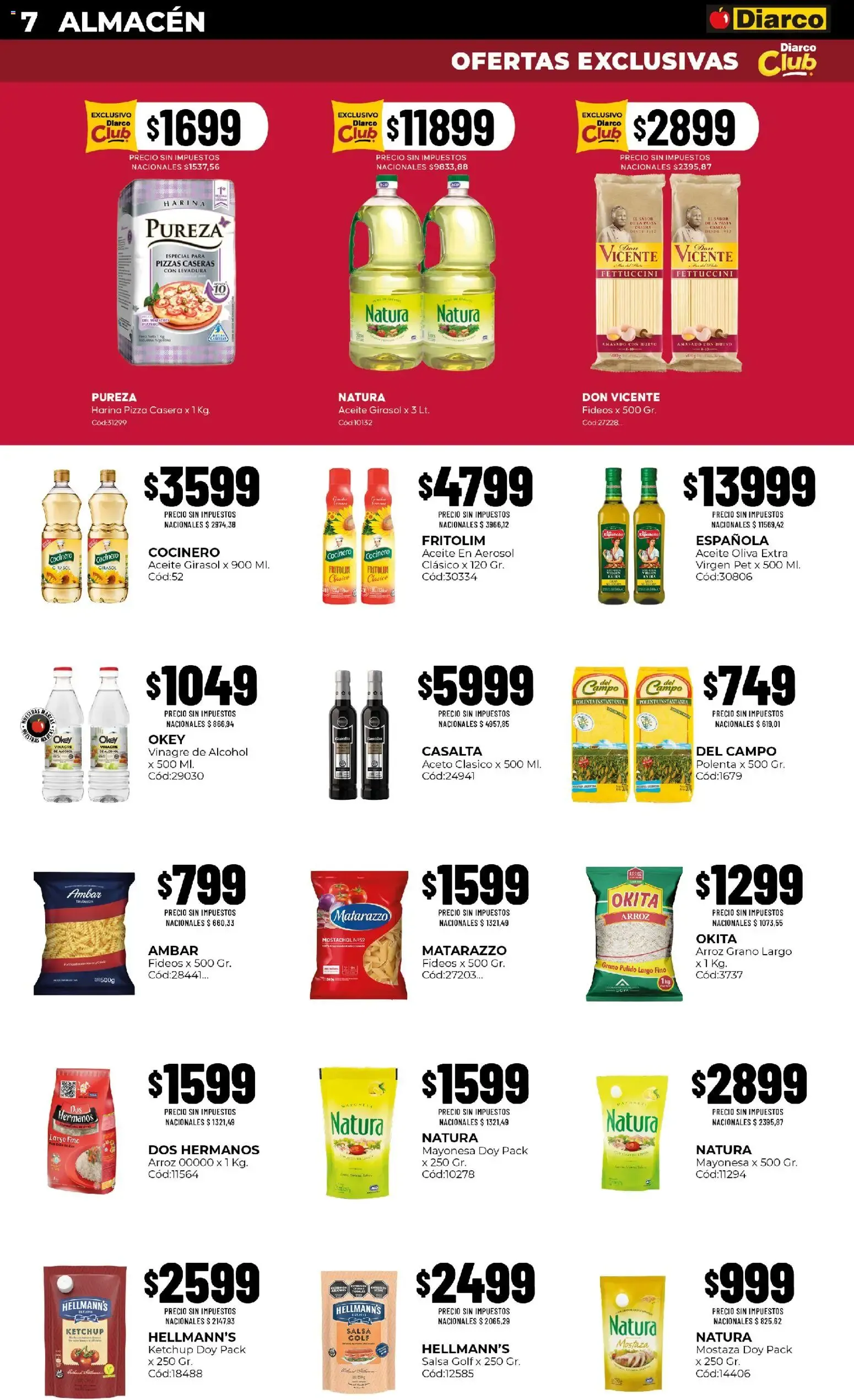 Ofertas de Diarco - Catálogo de ofertas 10 de agosto al 14 de agosto 2026 - Página 7 del catálogo