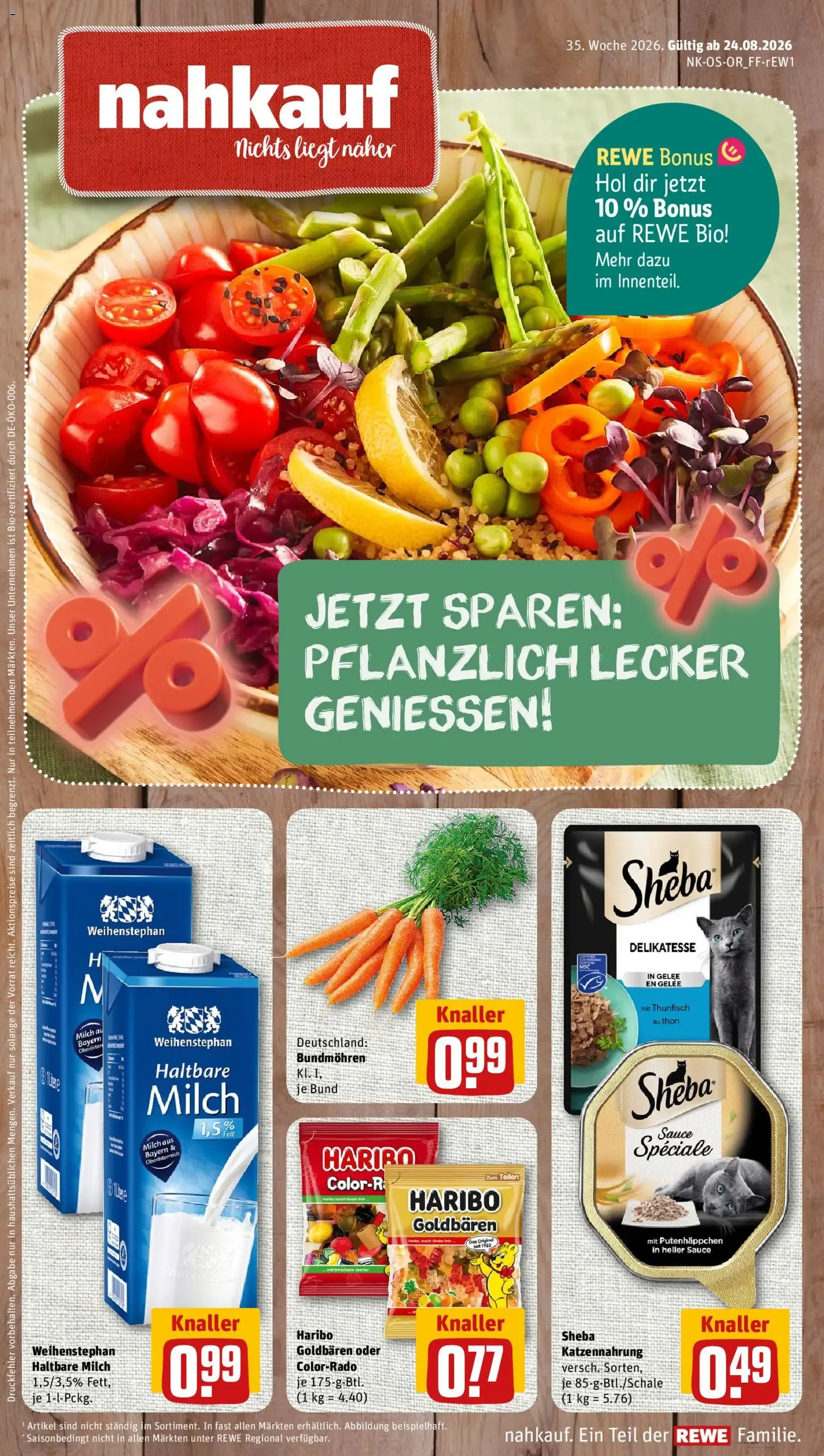 Nahkauf Prospekt (ab 24.08.2026) zum Blättern