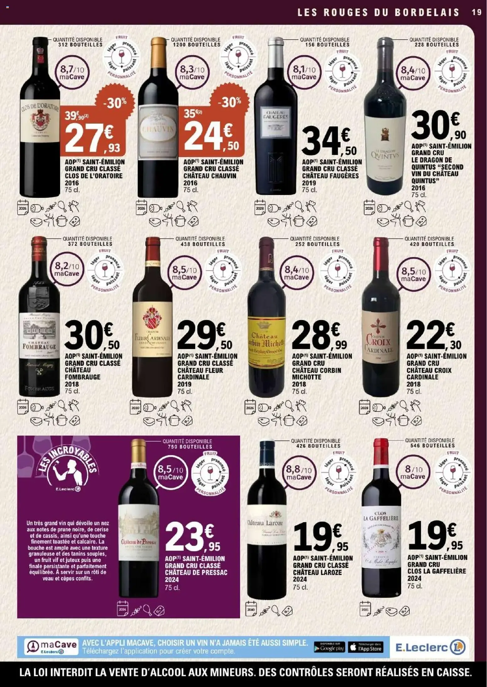E.Leclerc La Foire aux Vins 2026 du 29 septembre au 10 octobre 2026 - Catalogue page 19
